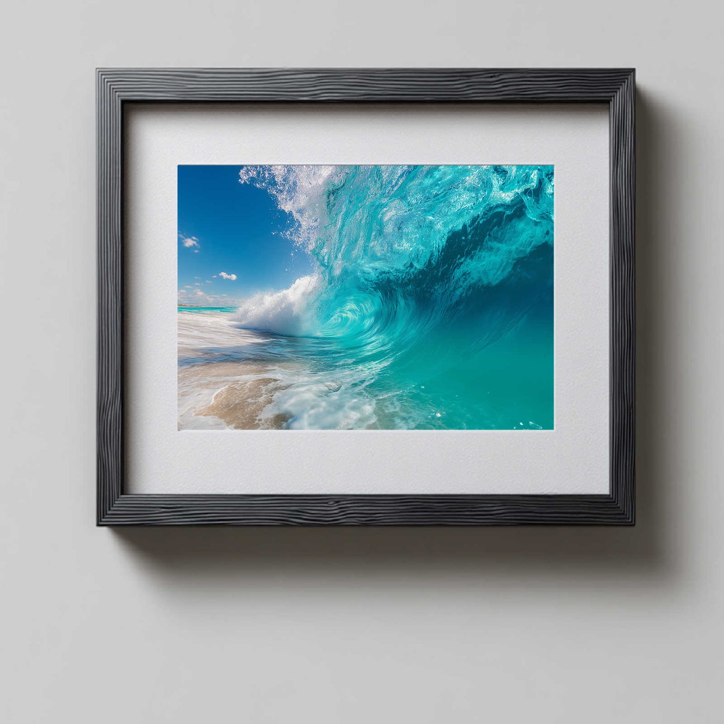 Modern Blue Sea Waves