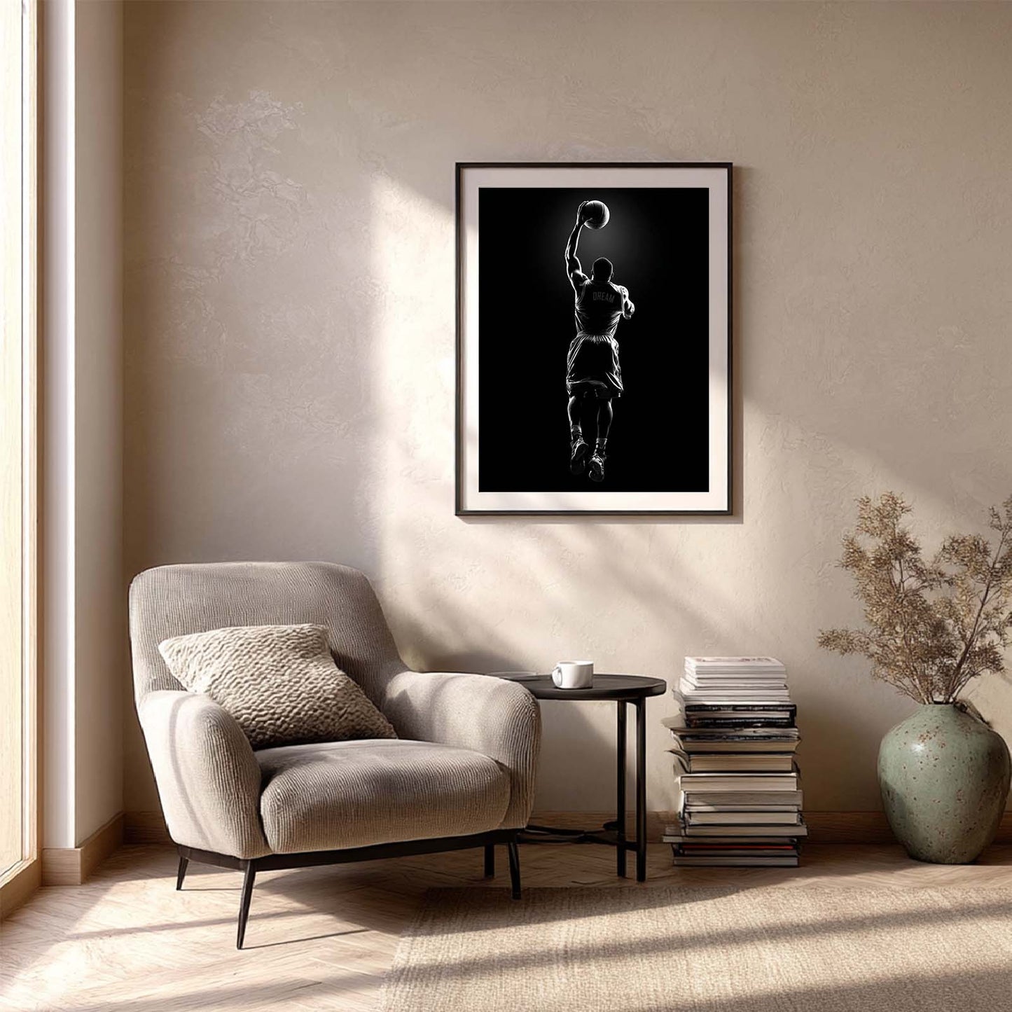 Black White Basketball Sport