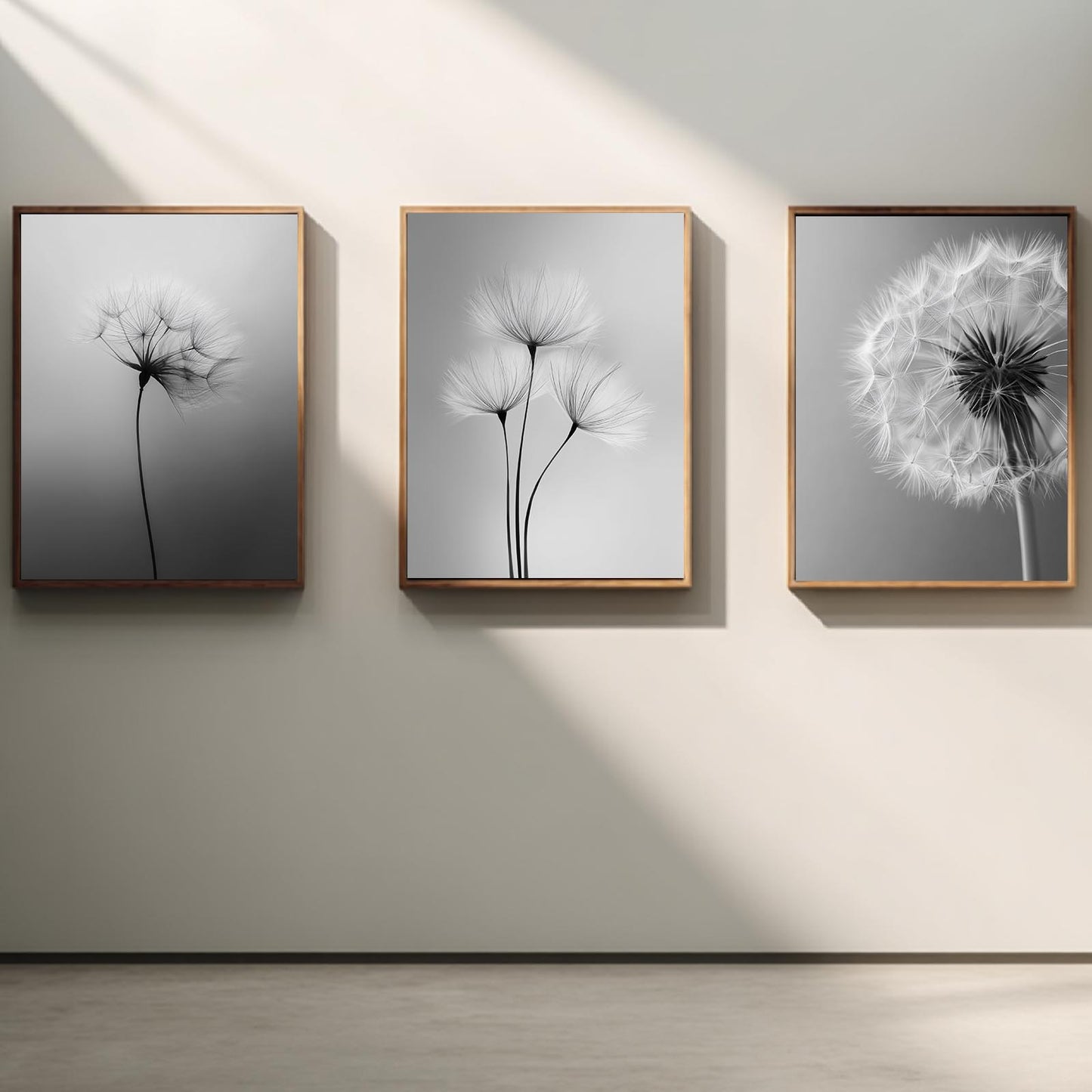 Black and White Dandelion