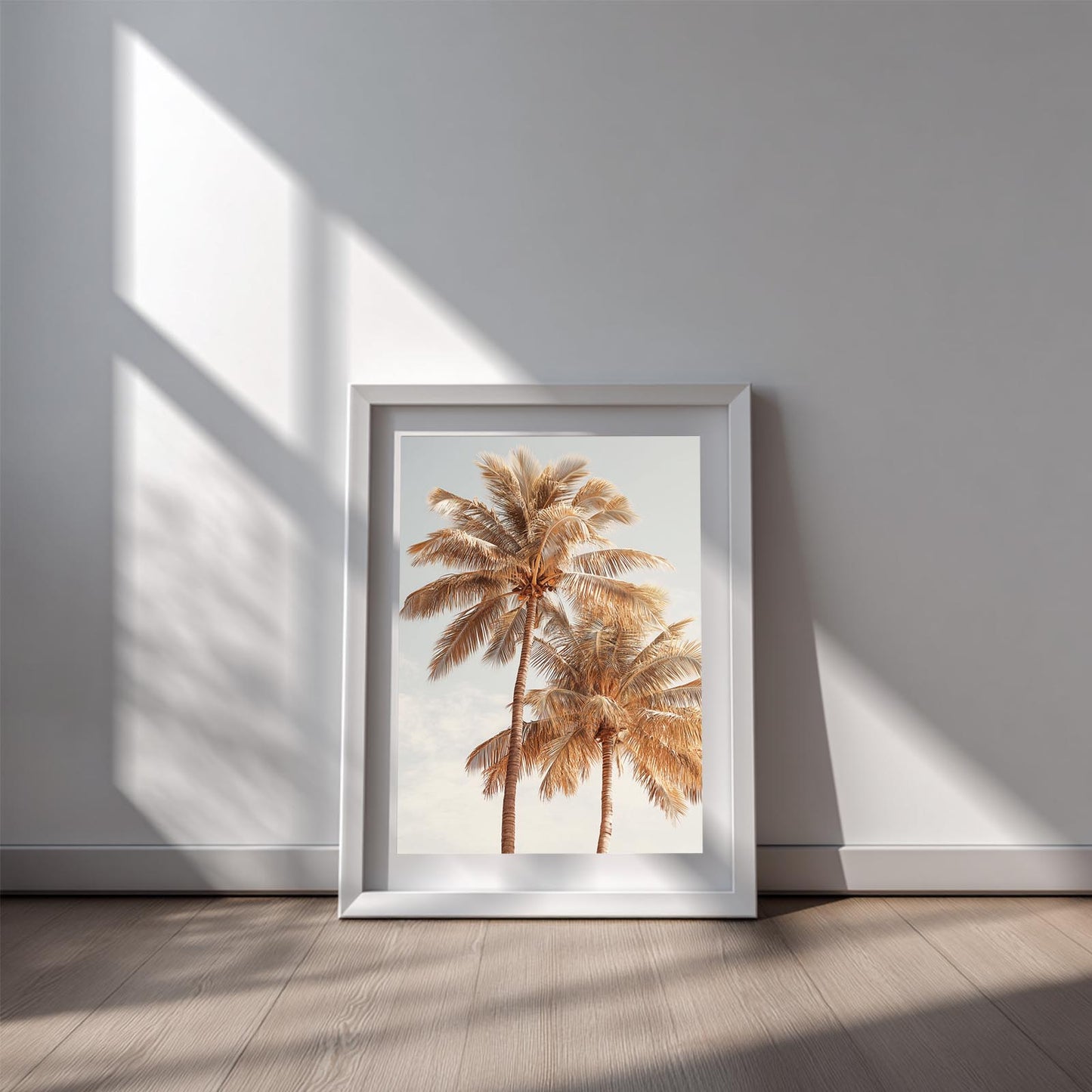 Modern Ocean Surfing Palm Trees