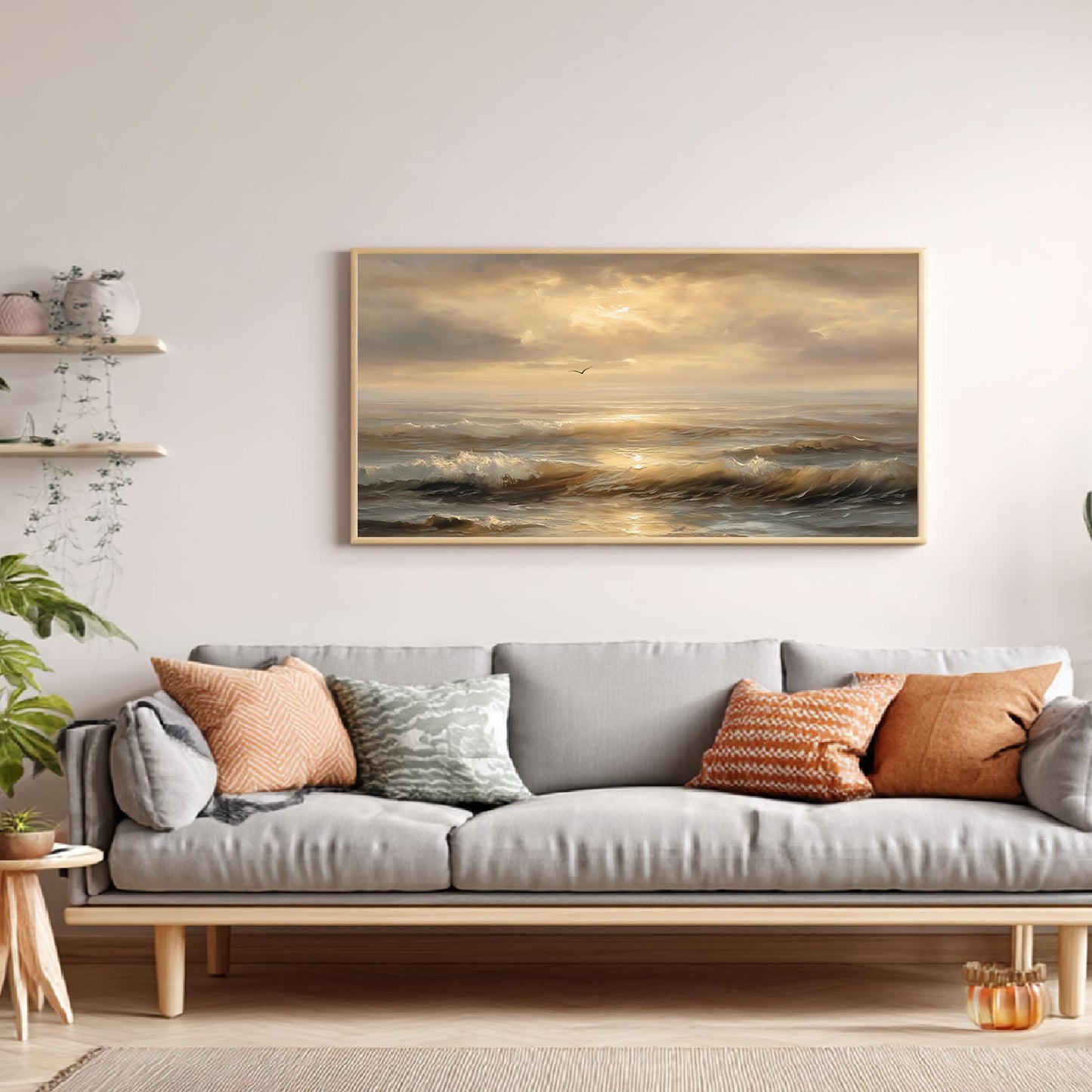 Abstract Landscape Sunshine and Sea