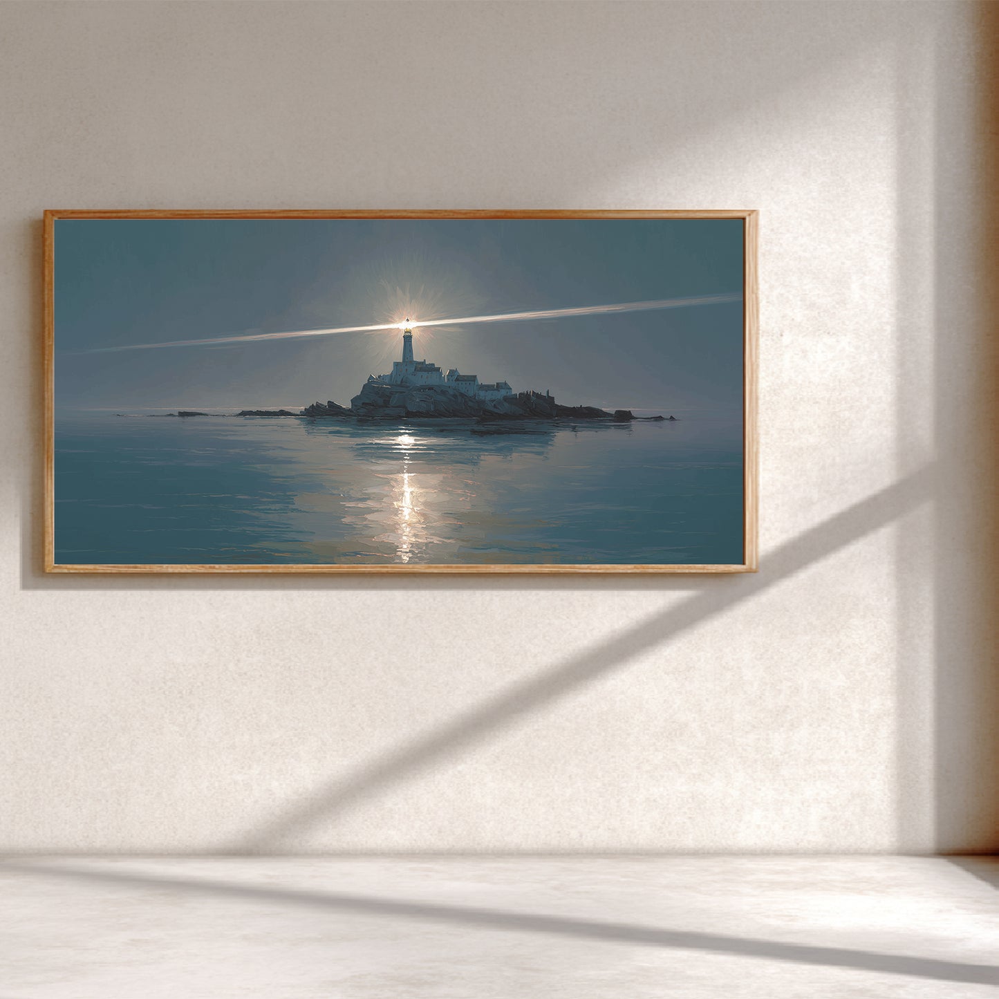 Abstract Landscape The Sea Lighthouse