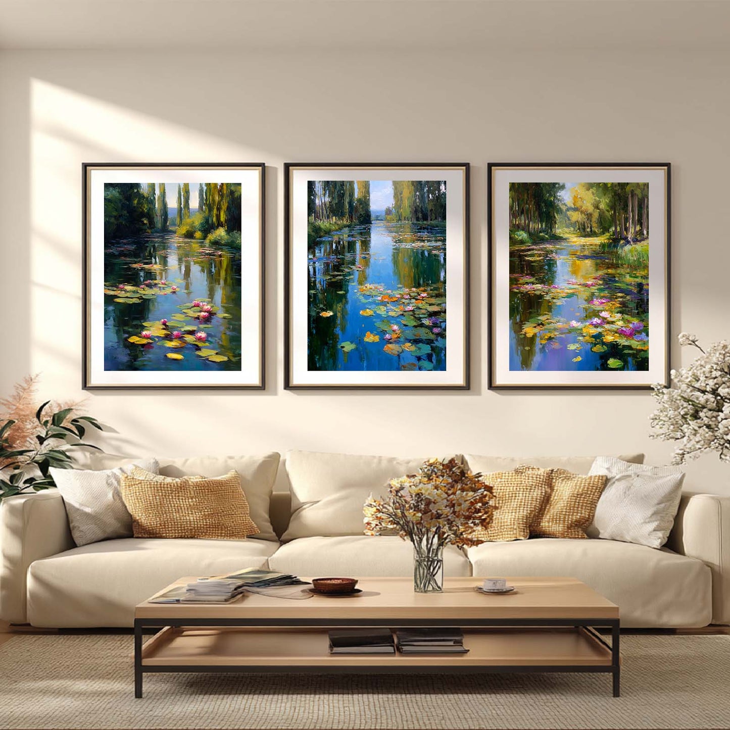 Abstract Water Lilies