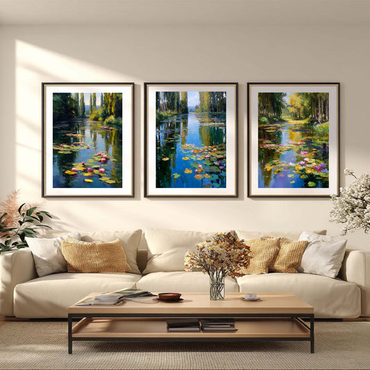 Abstract Water Lilies