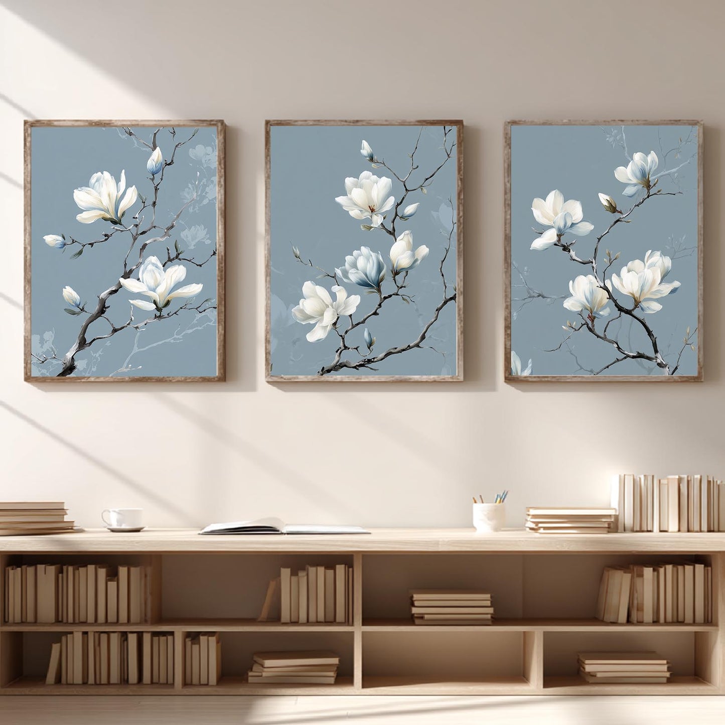 Abstract Magnolia Botanical