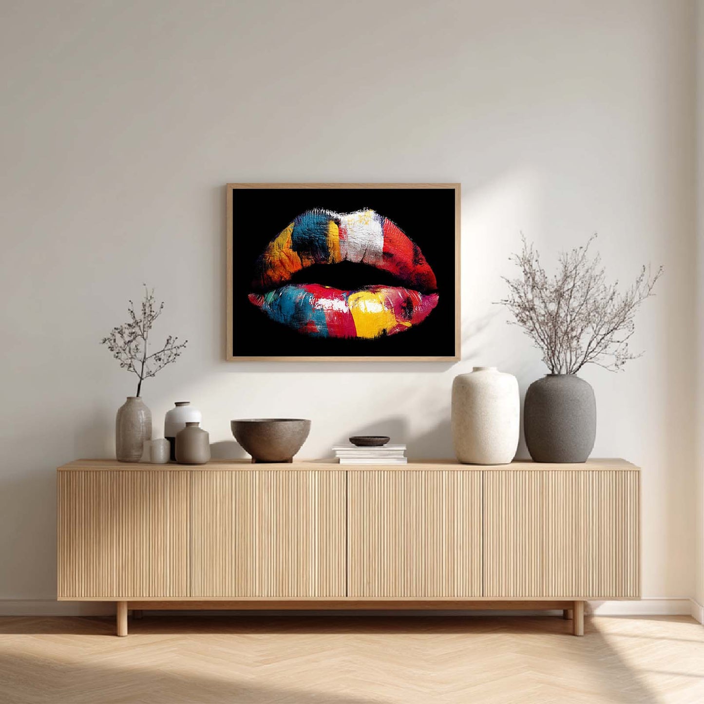 Colored Lips Abstract