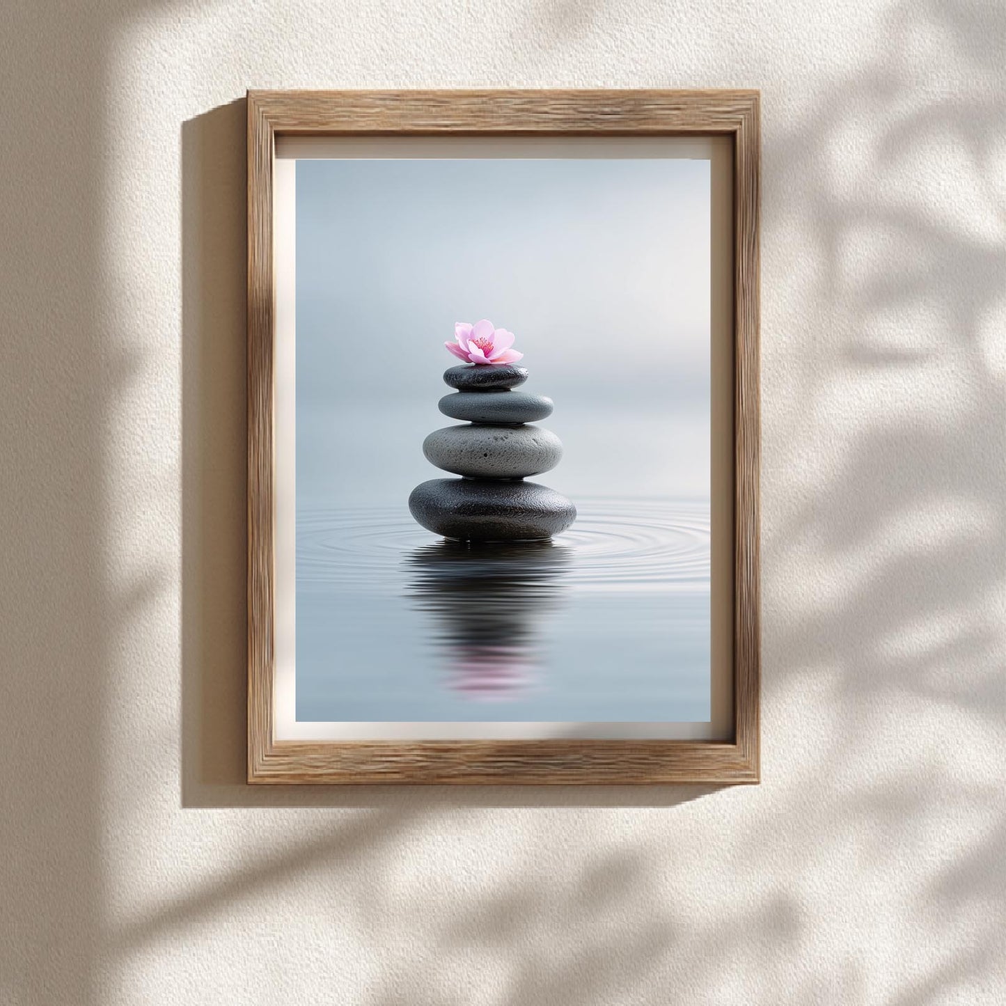 Zen Stone Balance Abstract