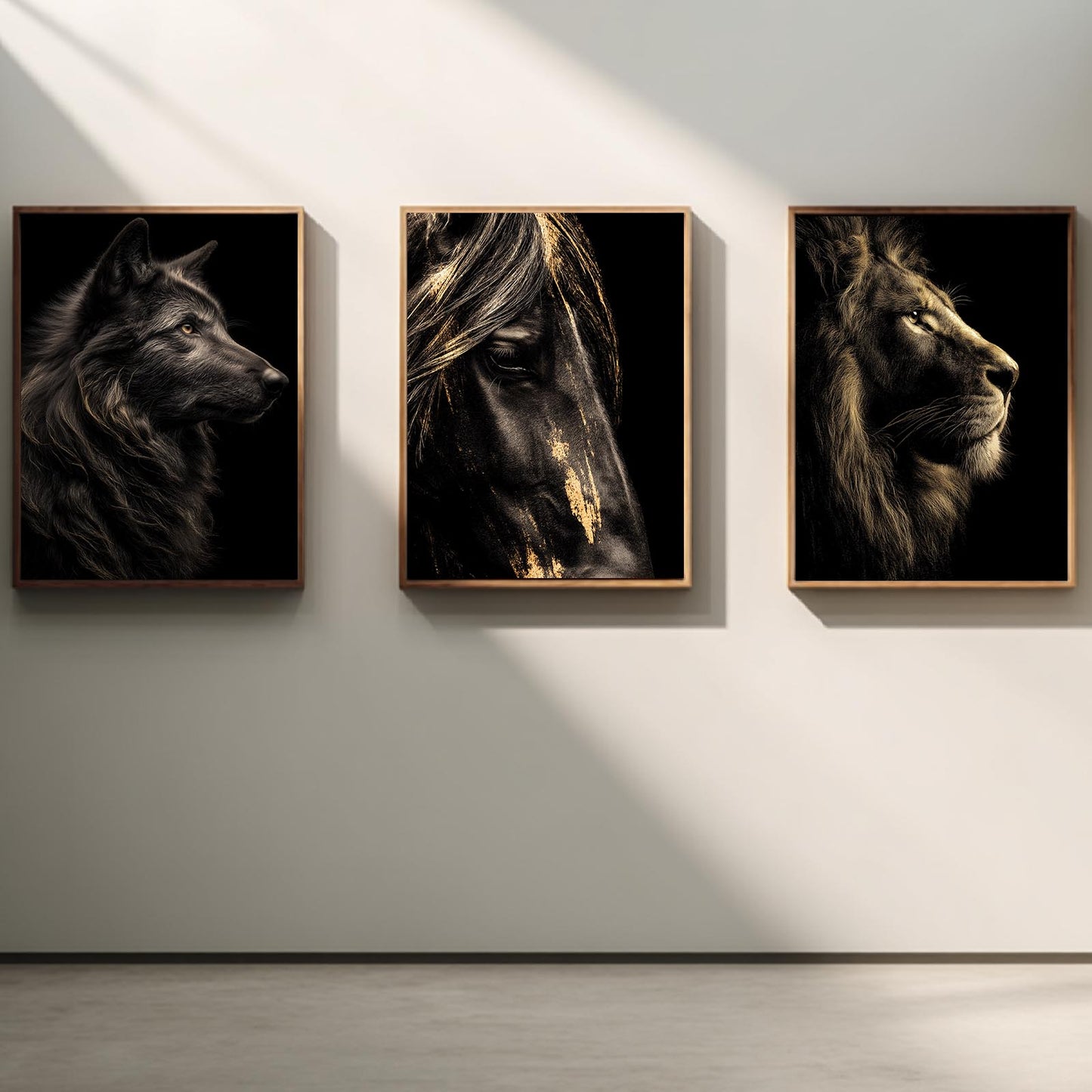 Animal Portraits Minimalist Abstract