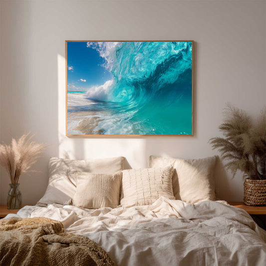 Modern Blue Sea Waves