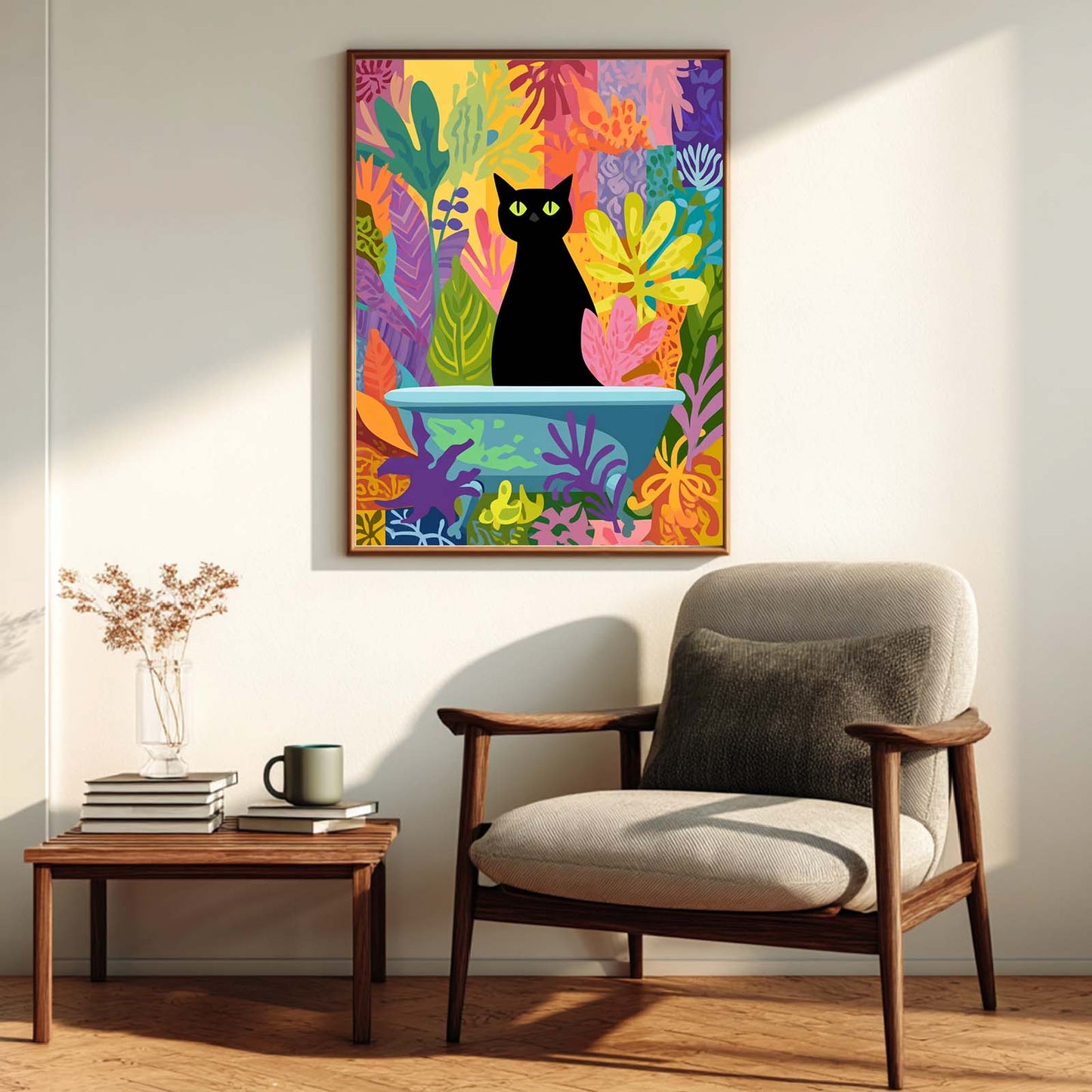 Canvas Painting Abstract Funny Animals Wall Art Pictures for Living Room Bedroom Decoration Canvas Pictures Poster Frameless