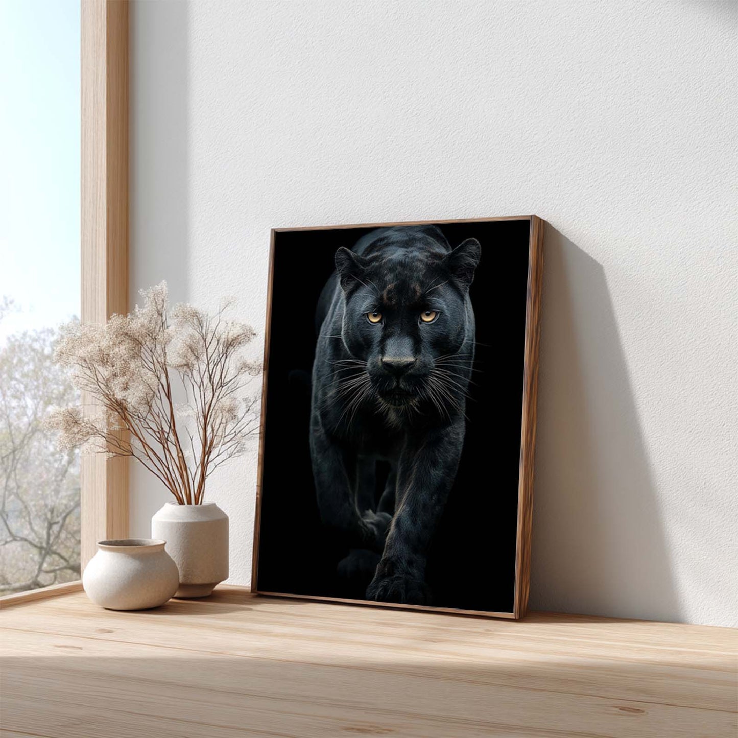 Wild Animals Black Leopard