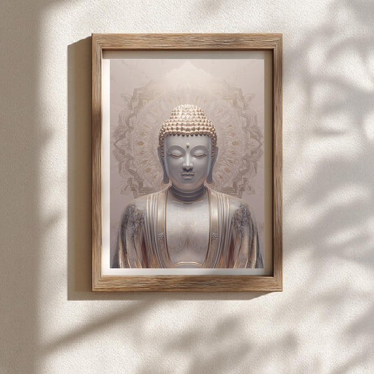Meditating Buddha Abstract