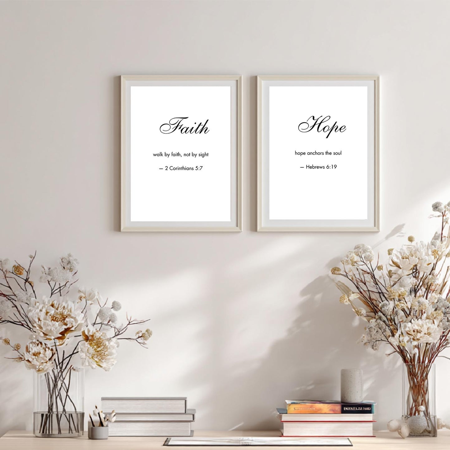 Faith Hope Love Bible Minimalist