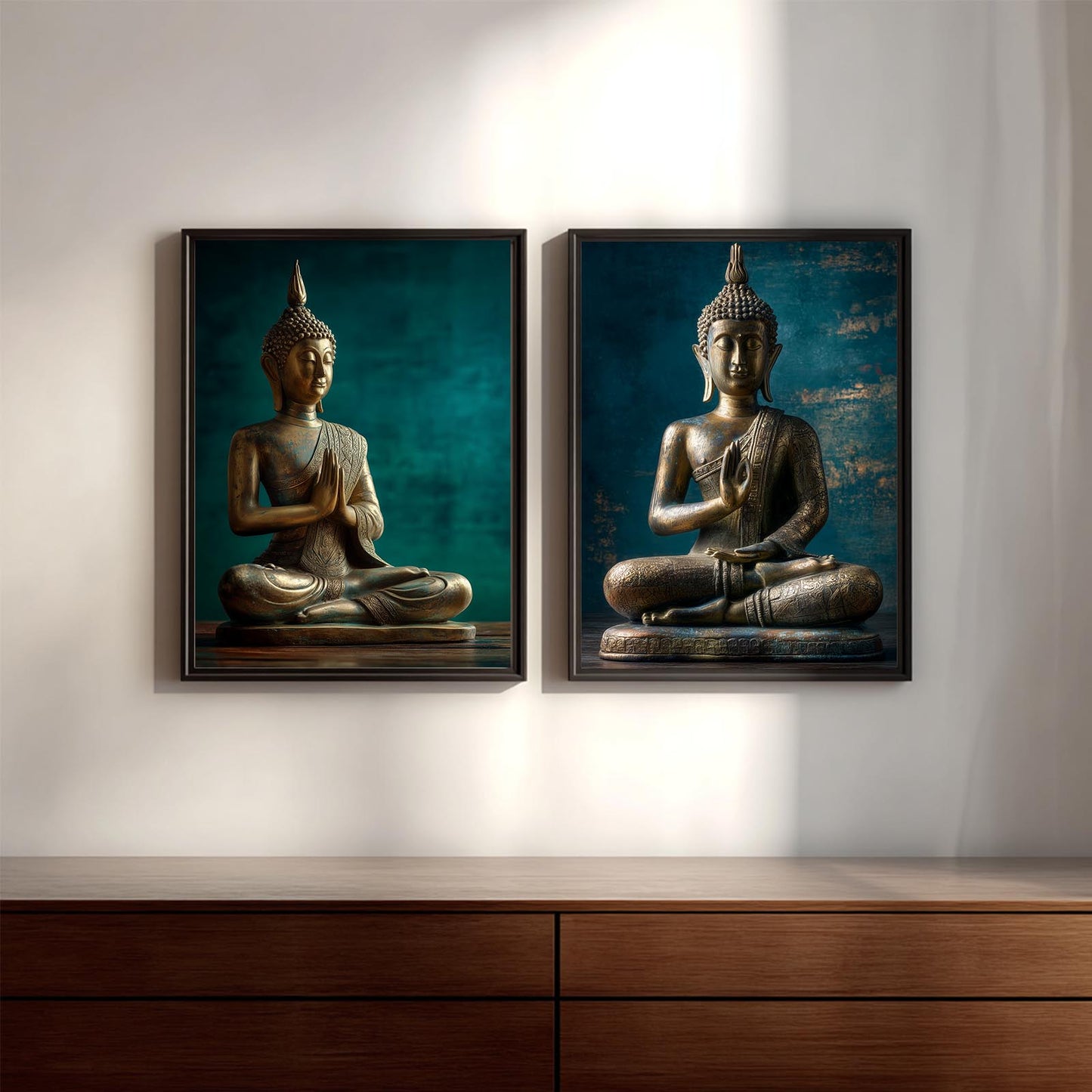 Modern Meditation Buddha Abstract