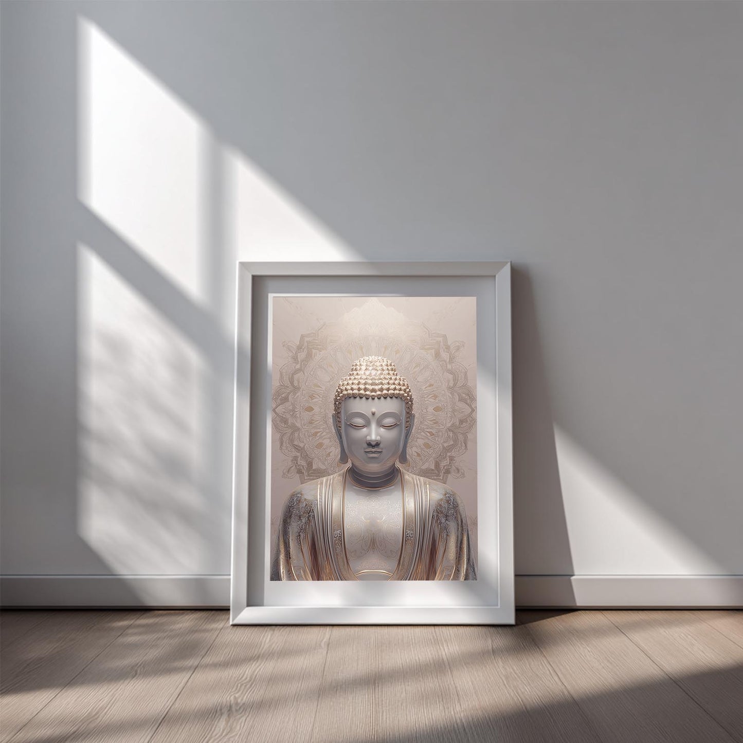 Meditating Buddha Abstract