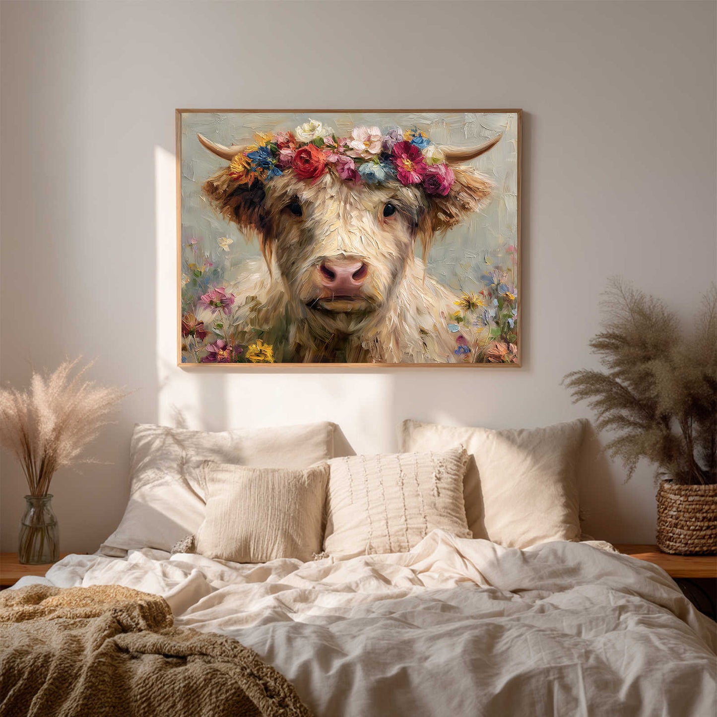 Abstract Animal Highland Cattle