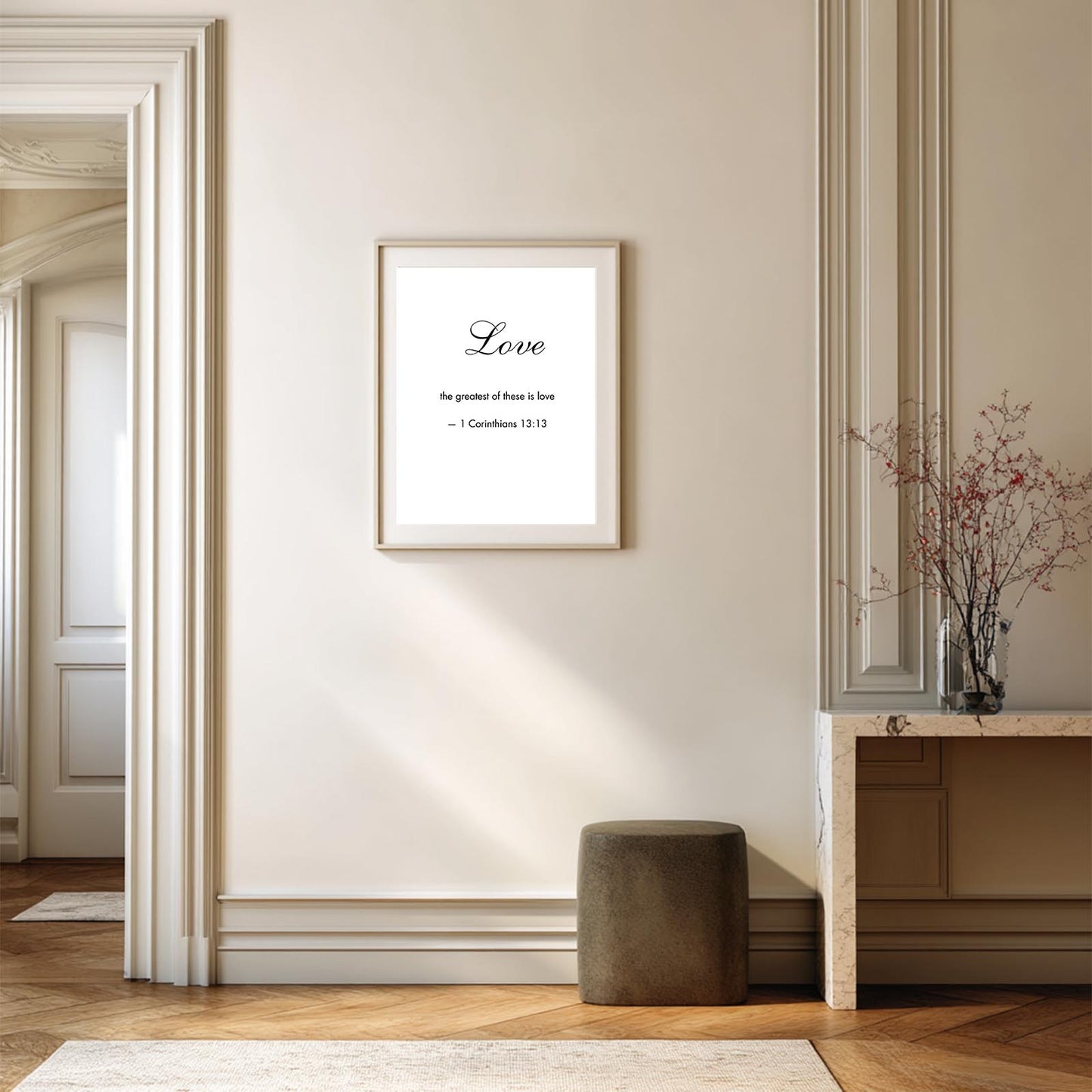 Faith Hope Love Bible Minimalist