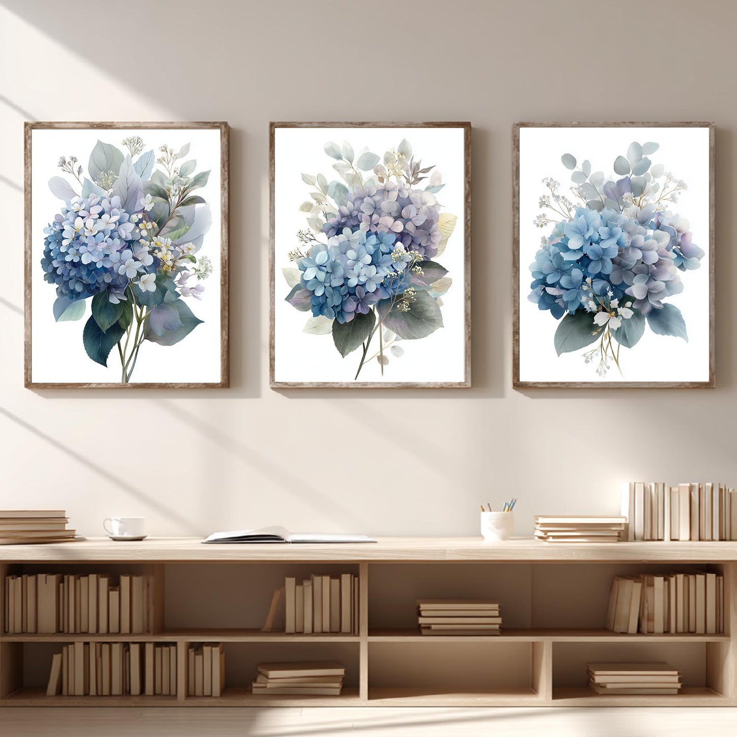 Blue Floral Hydrangea Plant