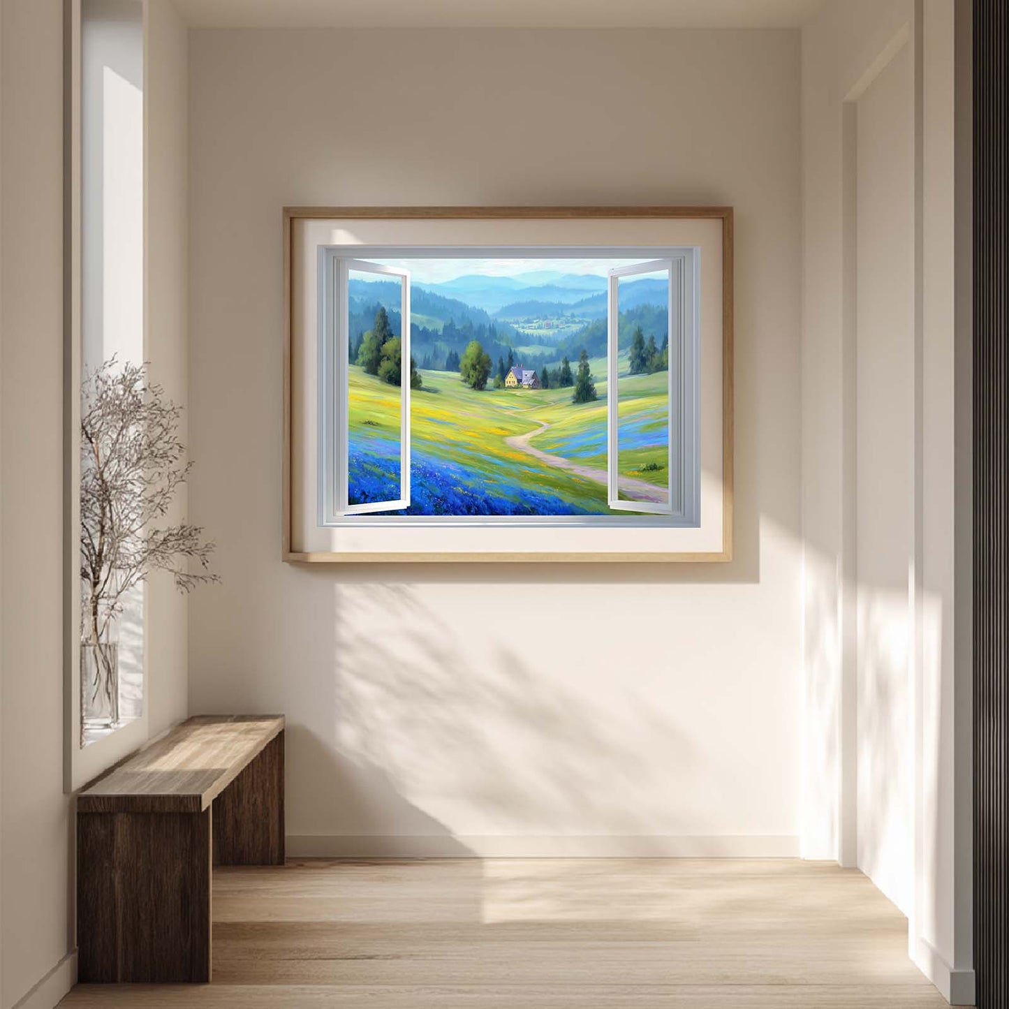 Abstract Landscape Oil Painting