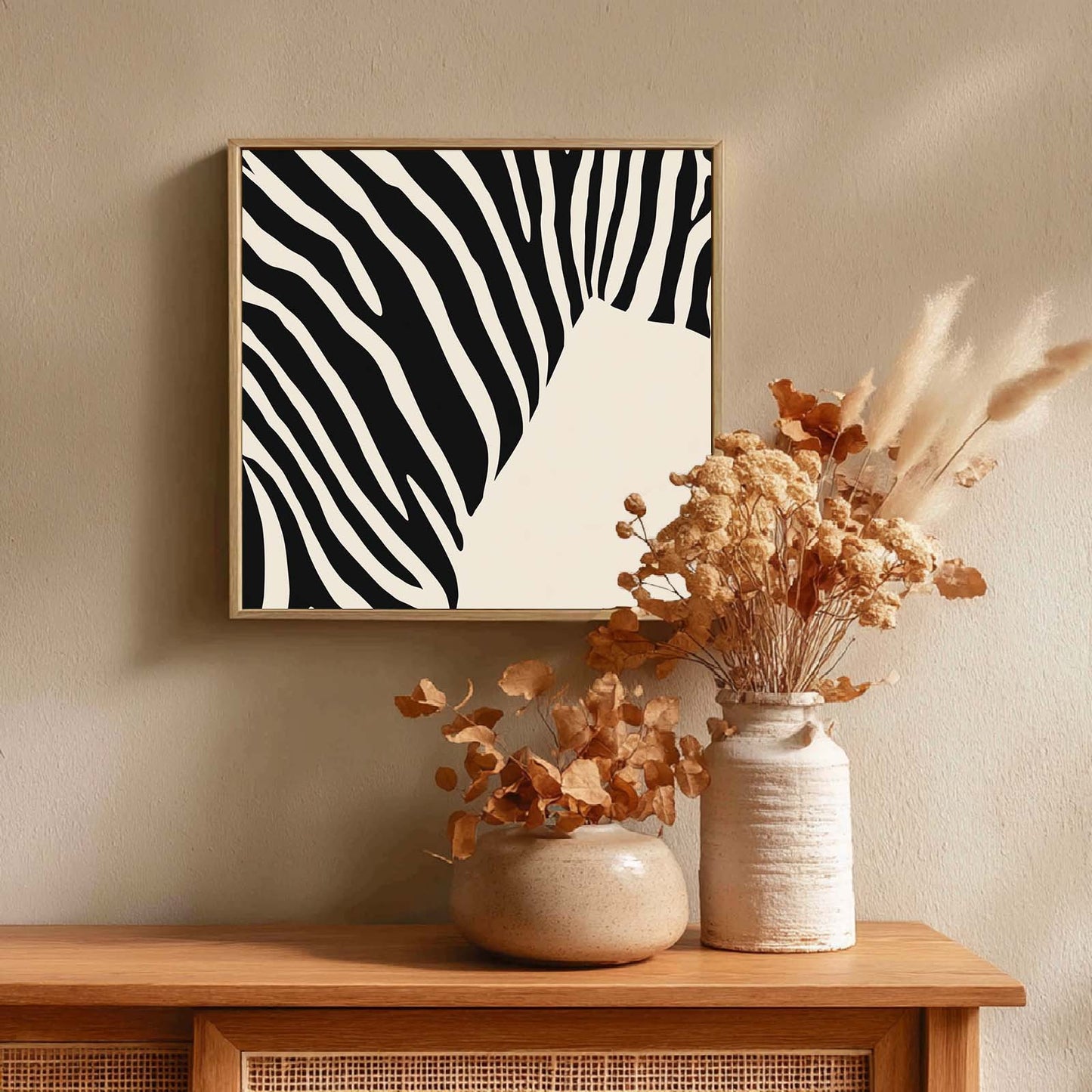 Zebra Abstract Beige