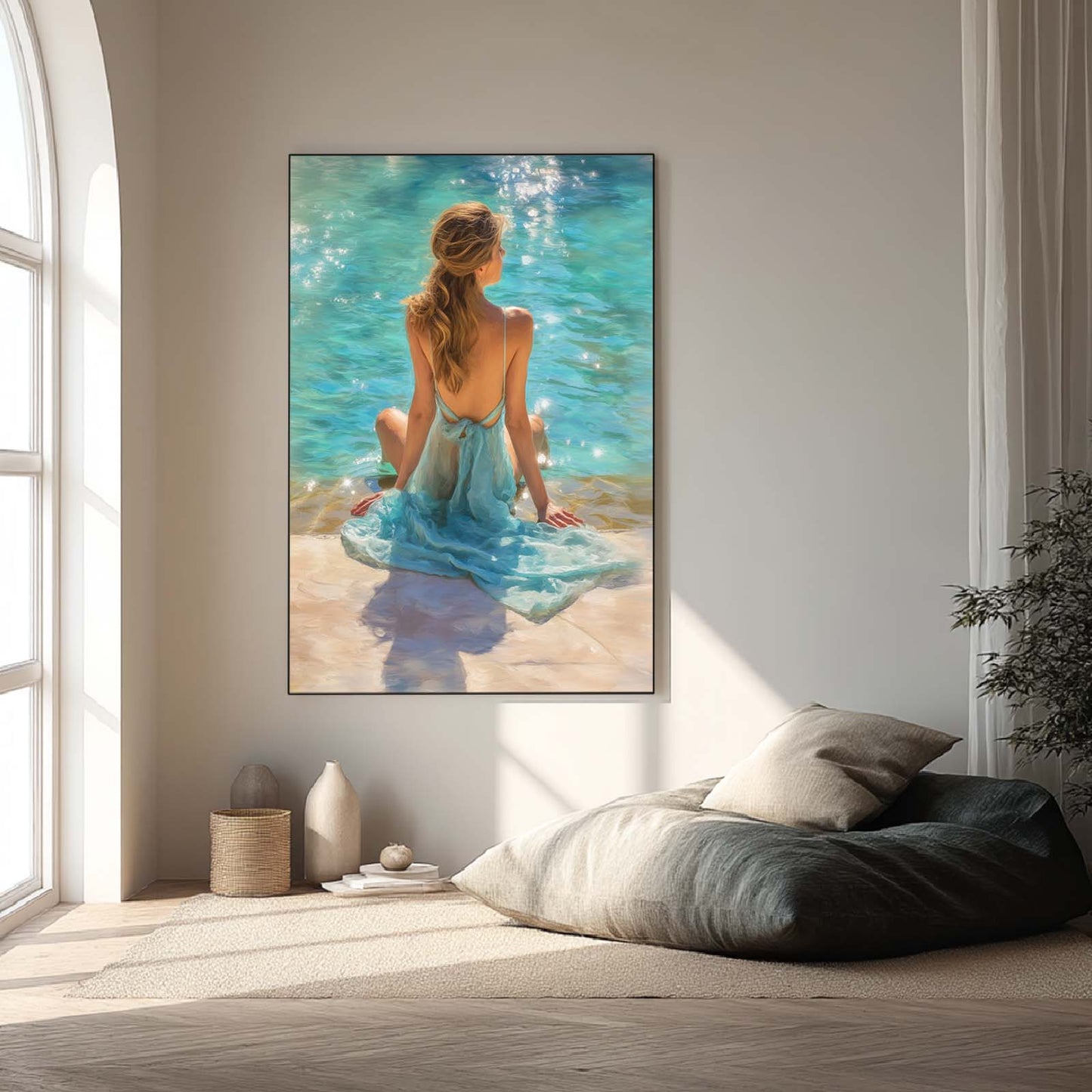 Summer Girl Abstract Wall Art