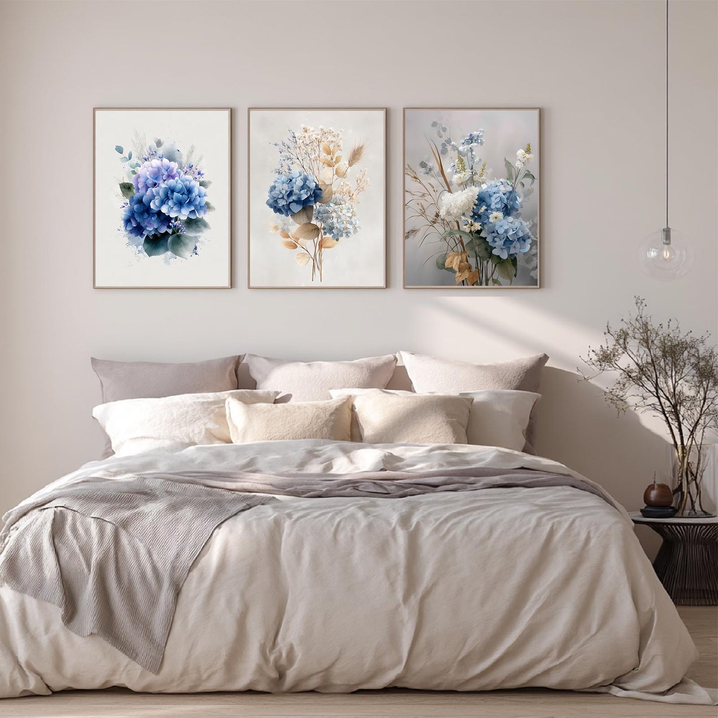 Blue Floral Hydrangea Plant