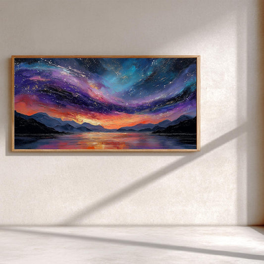 Abstract Landscape Colorful Sky