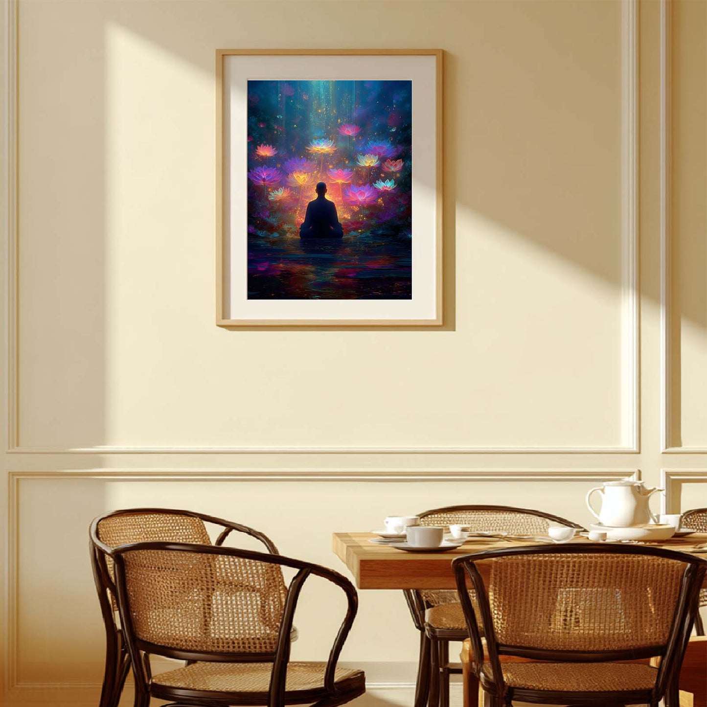 Abstract Buddha Meditation
