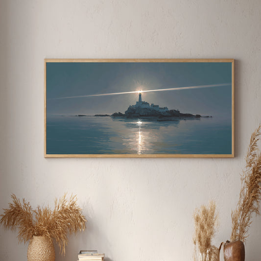Abstract Landscape The Sea Lighthouse