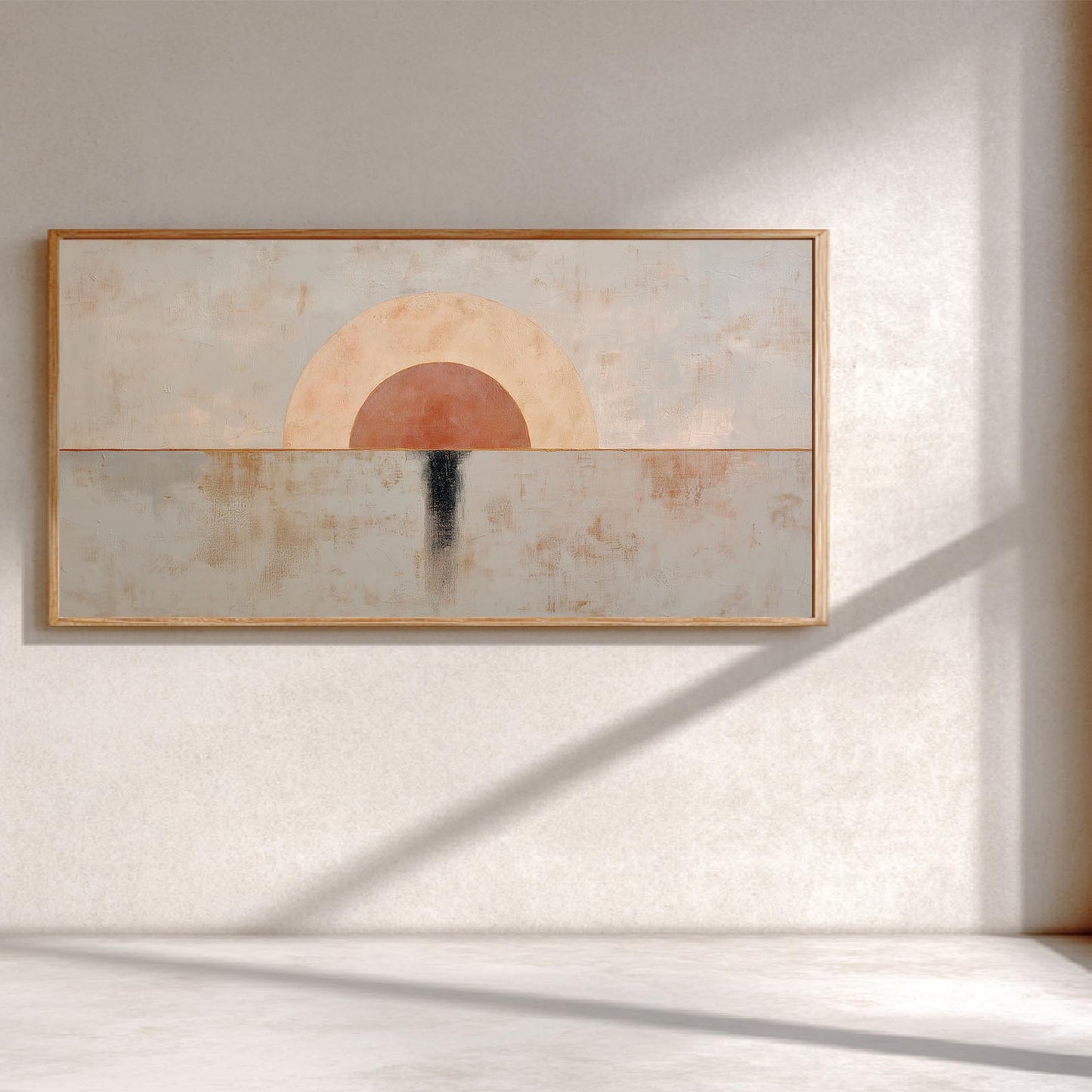 Abstract Geometry Beige Gray Black