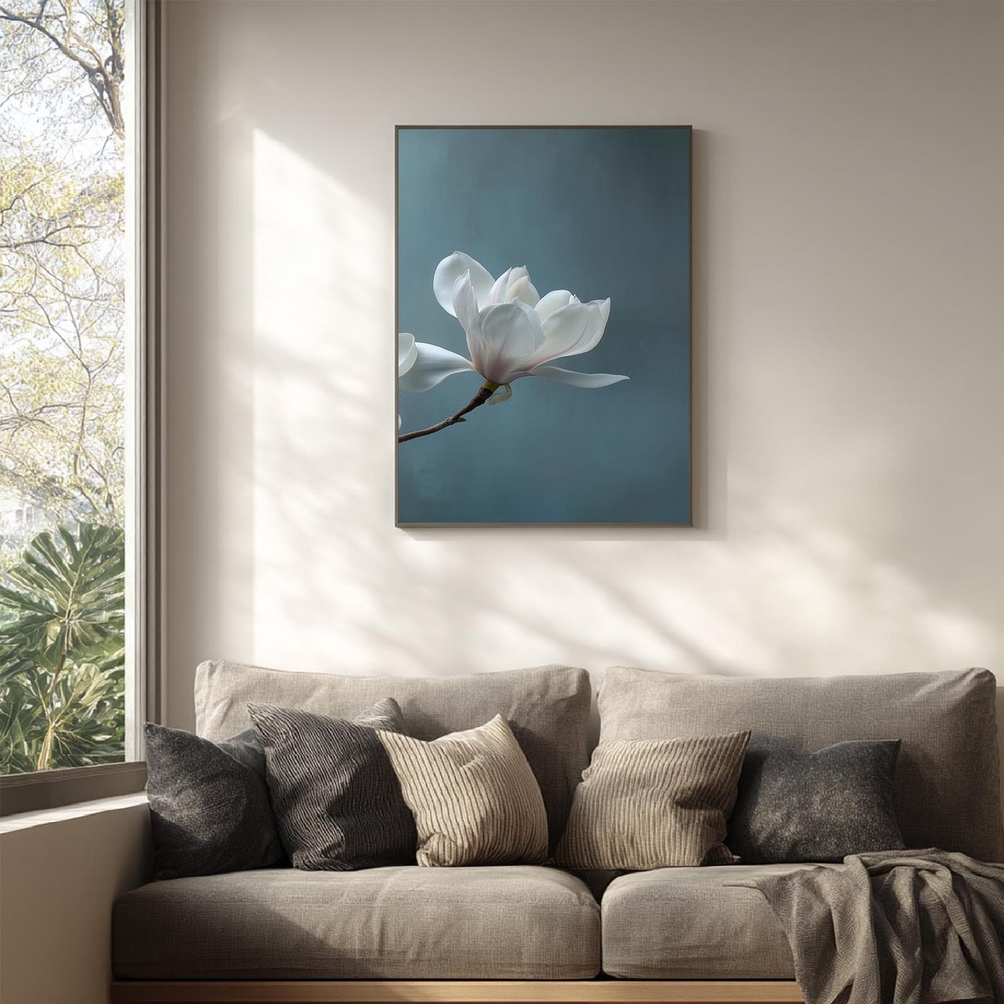 Abstract Magnolia Botanical