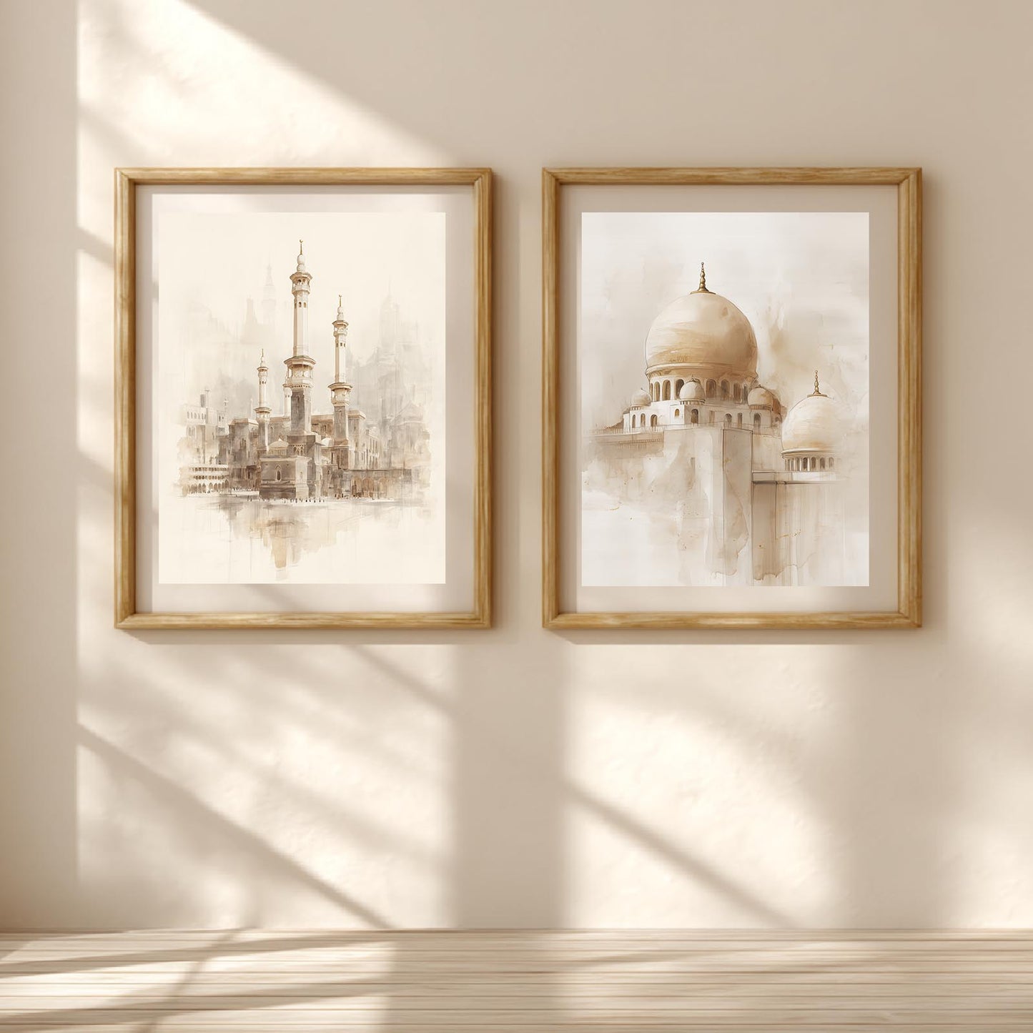 Abstract Beige Islamic Architecture