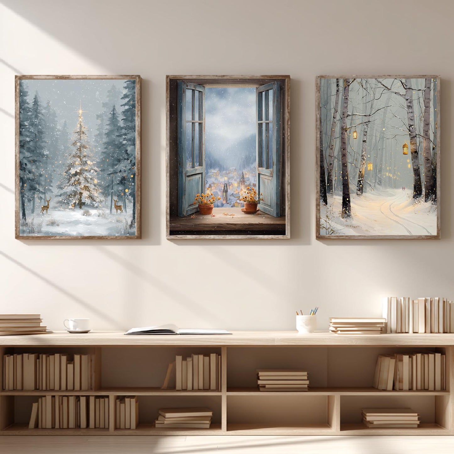 Christmas Winter Theme Abstract