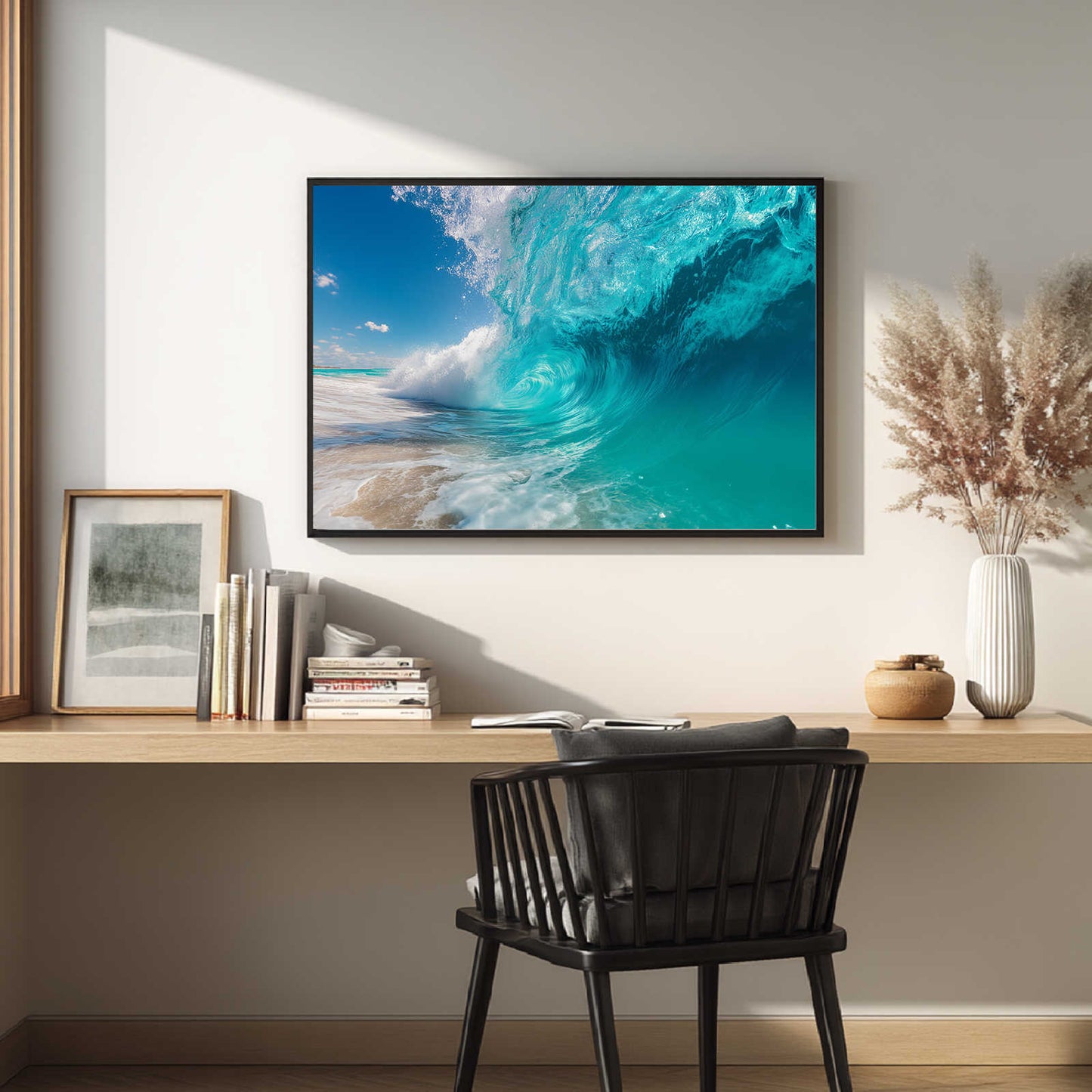 Modern Blue Sea Waves