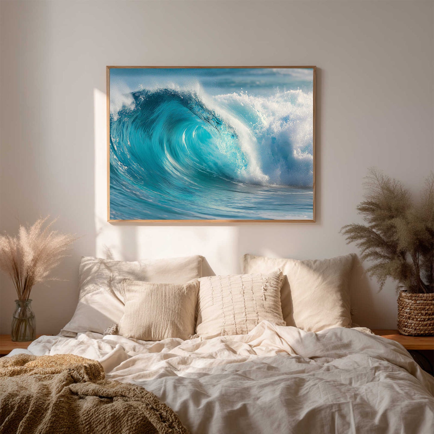 Modern Blue Sea Waves