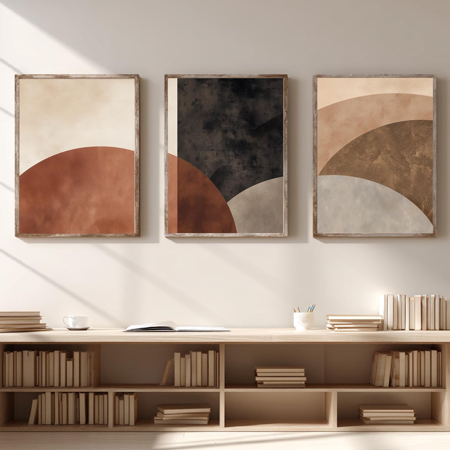 Geometry Beige Gray Abstract