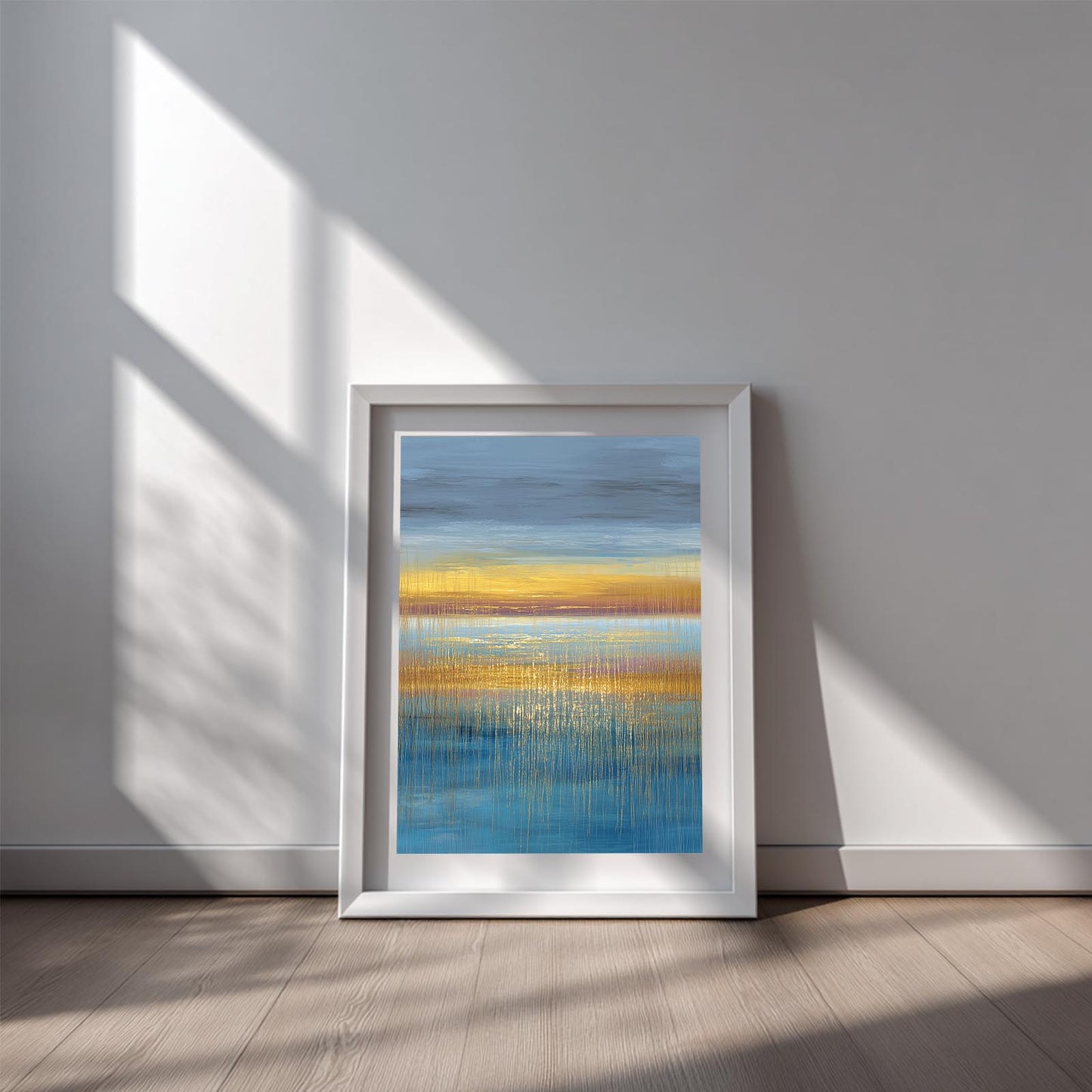 Sunset Ocean Abstract Landscape