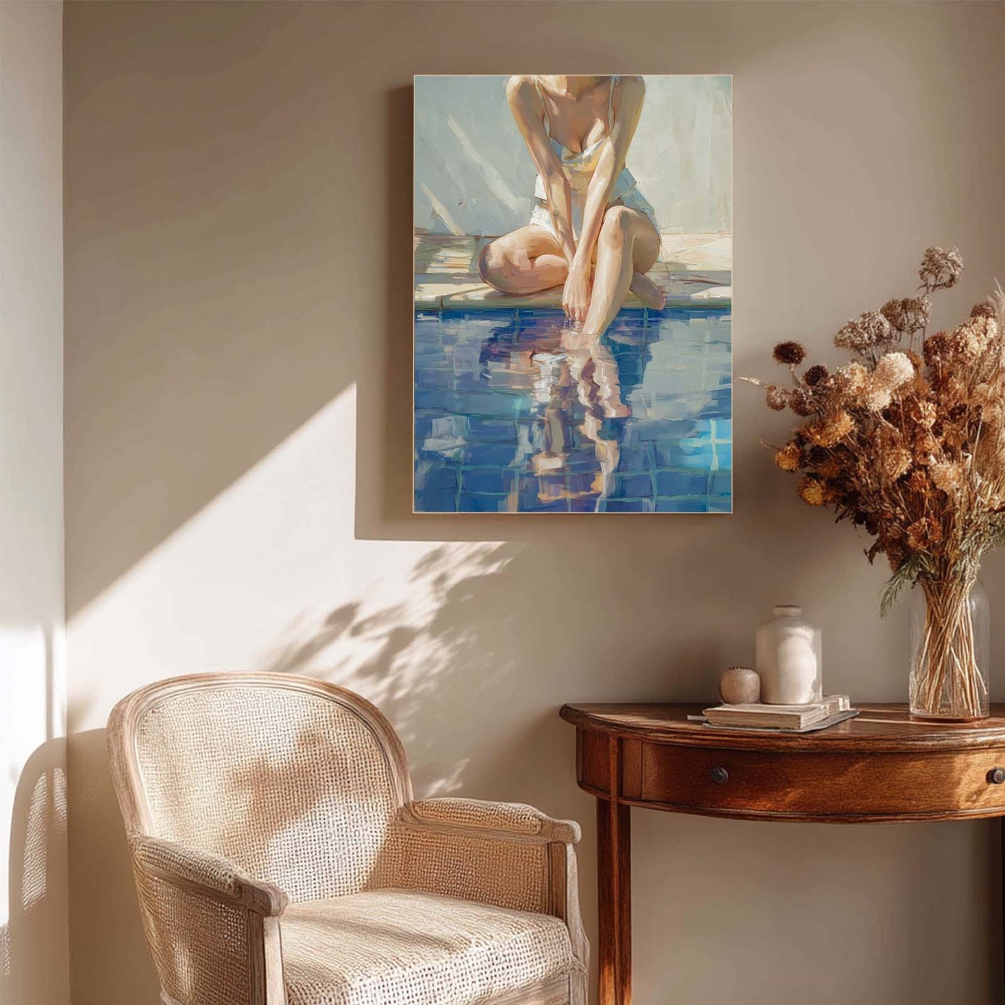 Summer Girl Abstract Wall Art