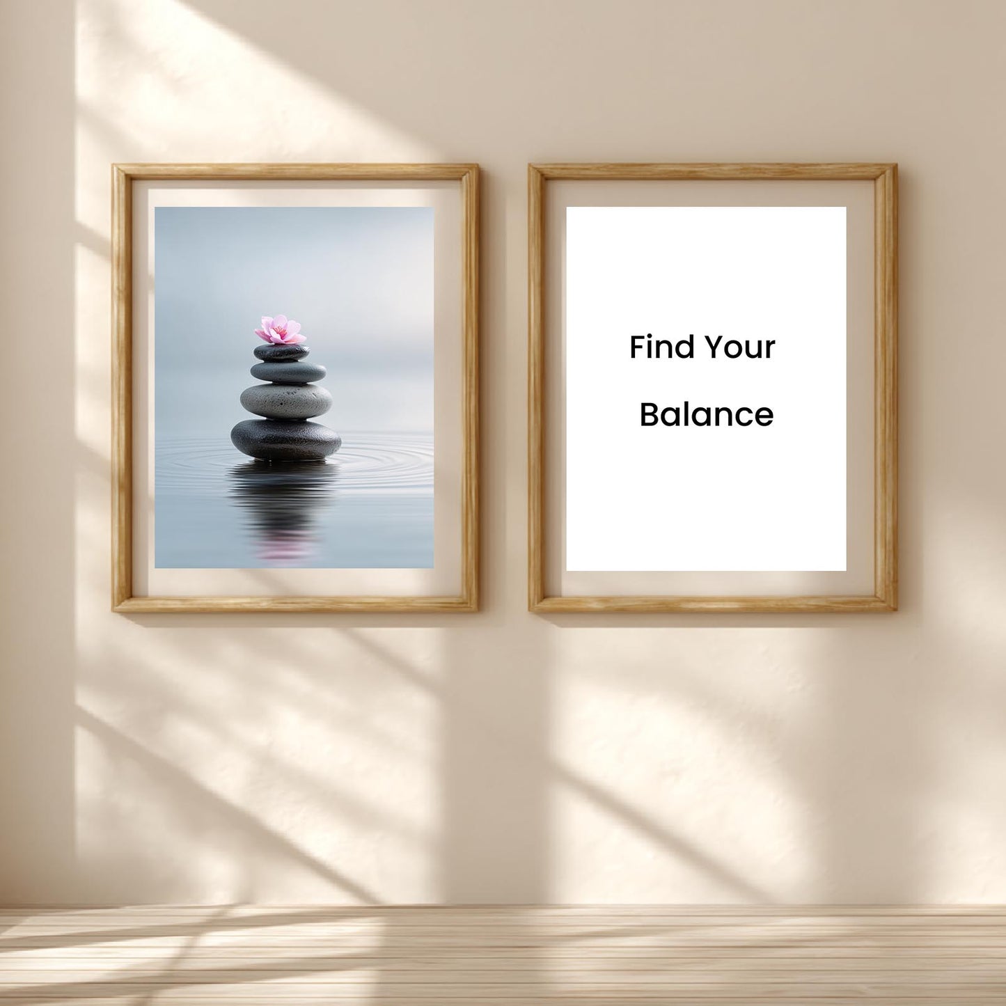 Zen Stone Balance Abstract