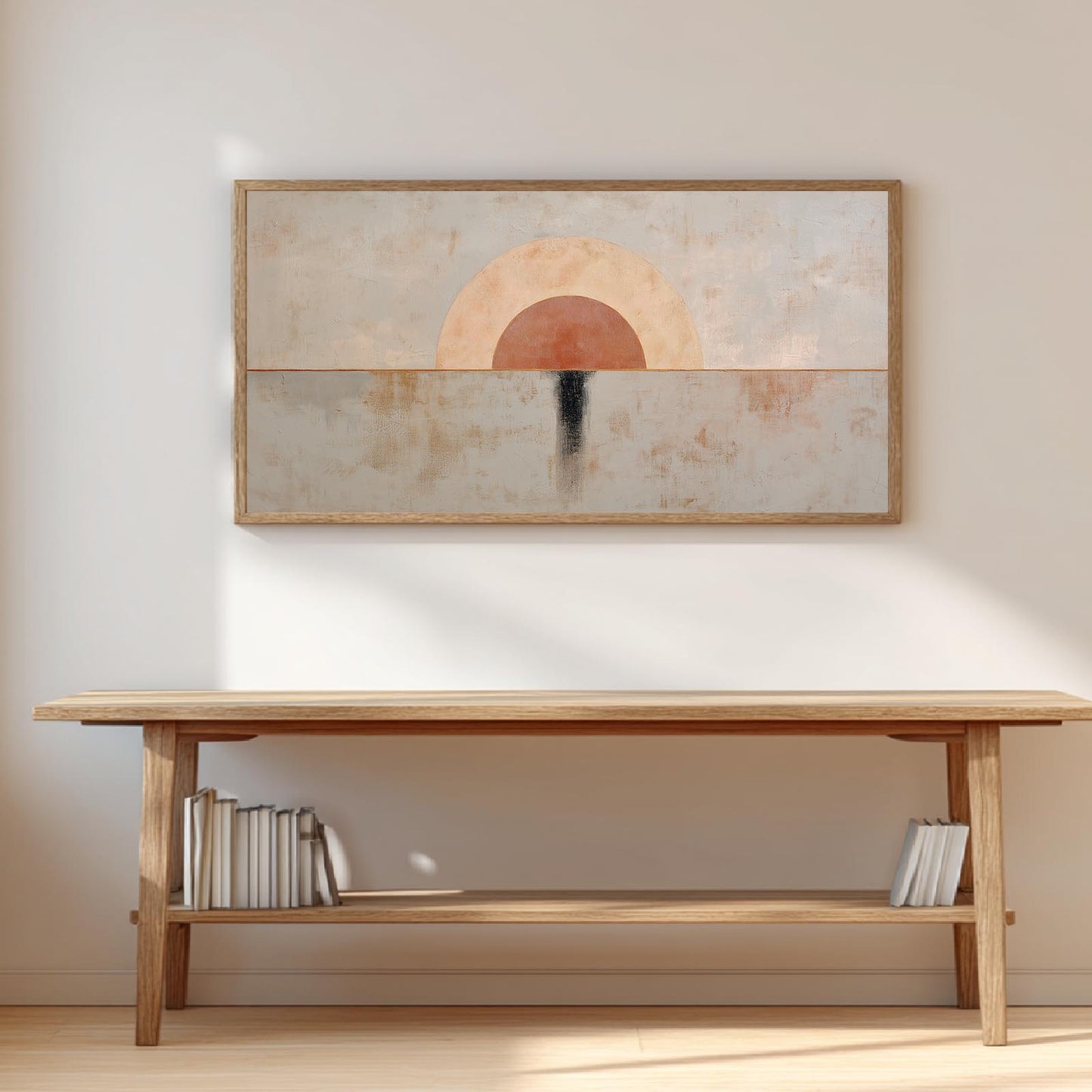 Abstract Geometry Beige Gray Black