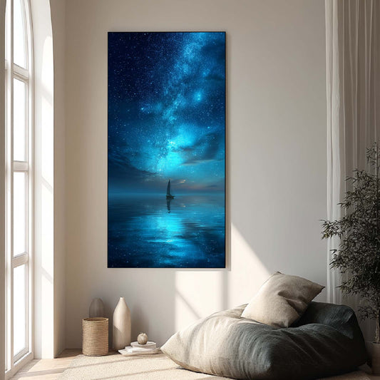 Beautiful Starry Sky Home Décor Frameless Canvas Painting