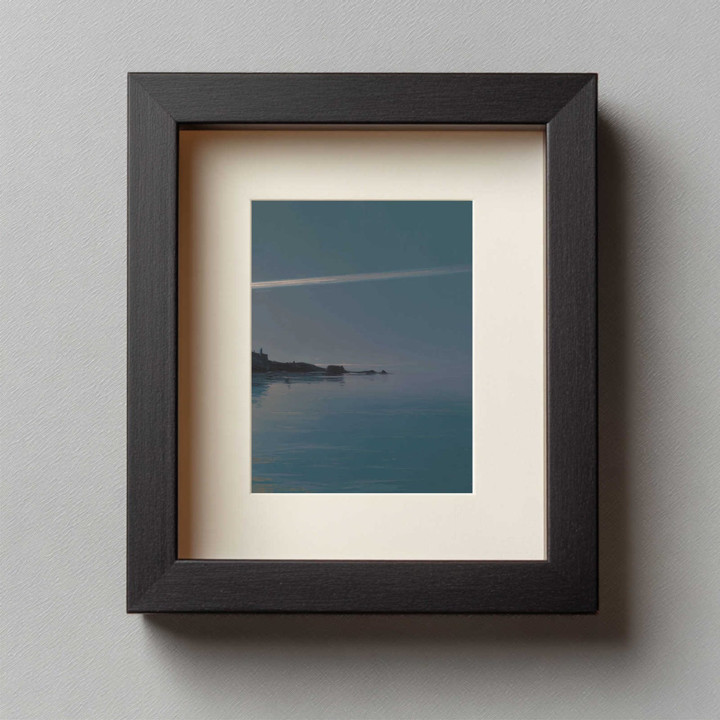 Abstract Lighthouse Sea