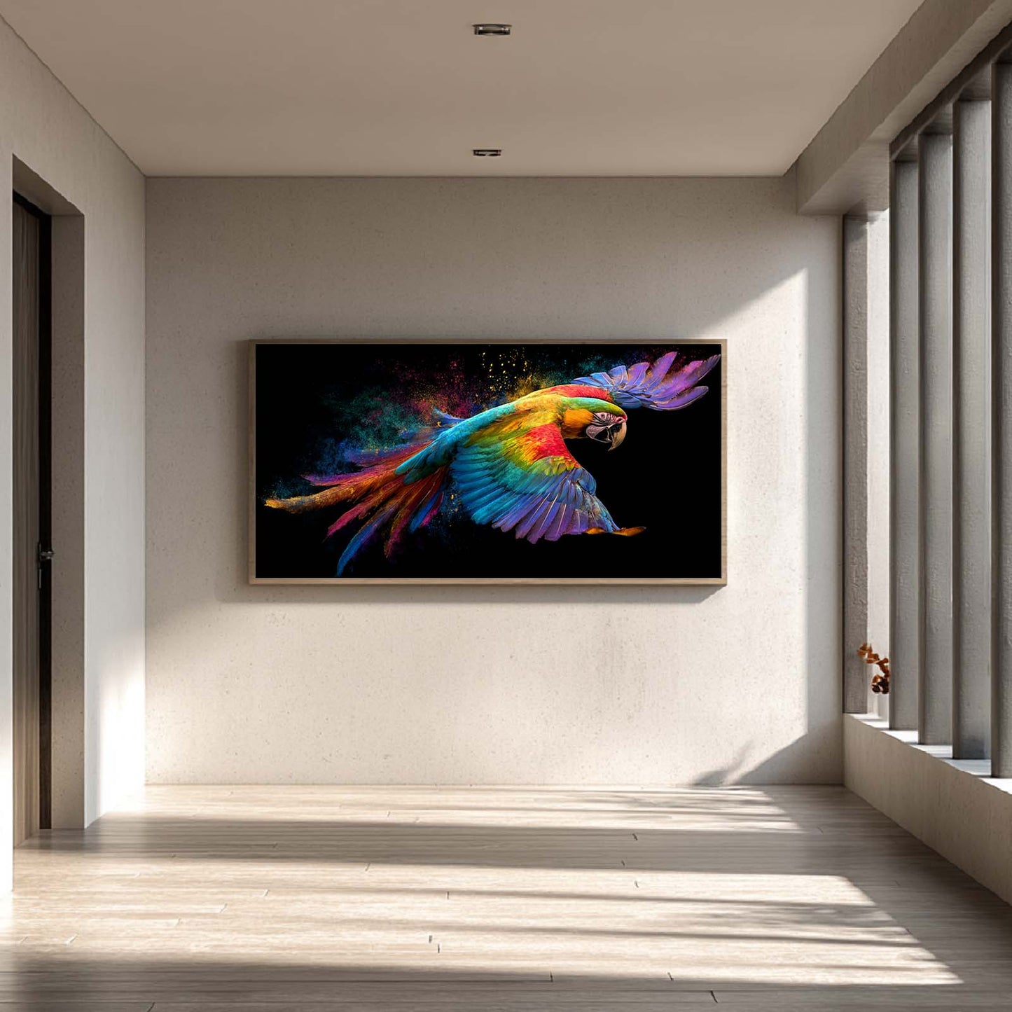 Abstract Animal Colorful Parrot