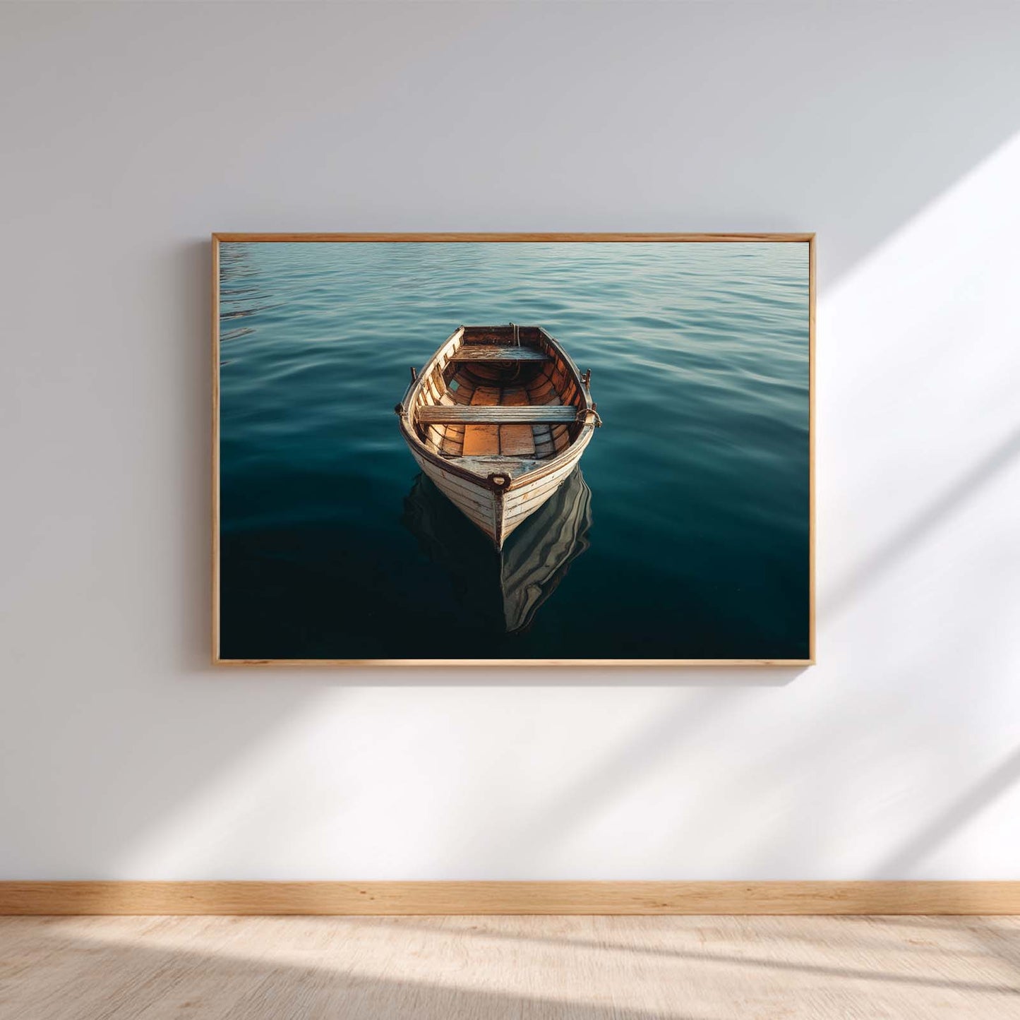 Abstract Landscape Sailboat