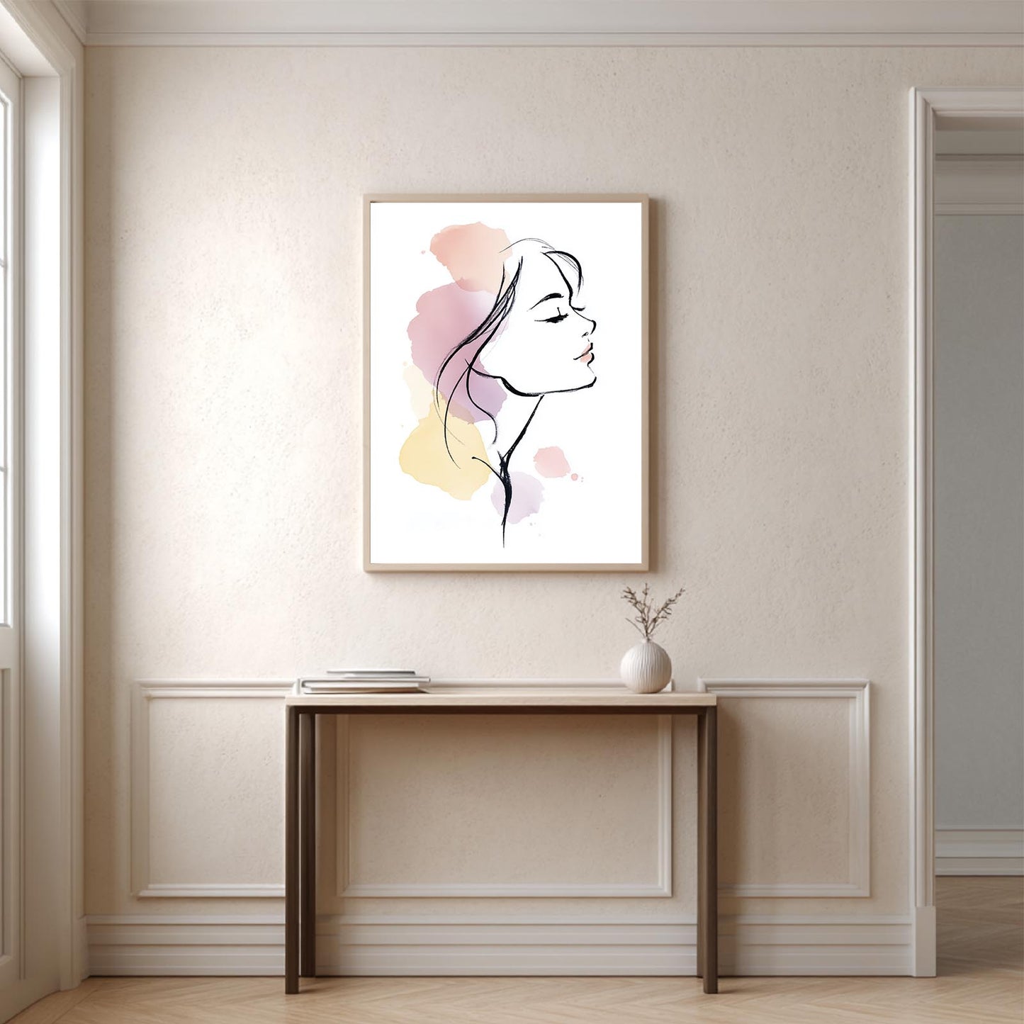 Minimalist Girl Lines