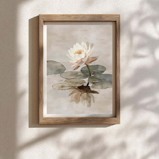 Abstract Lotus Vintage