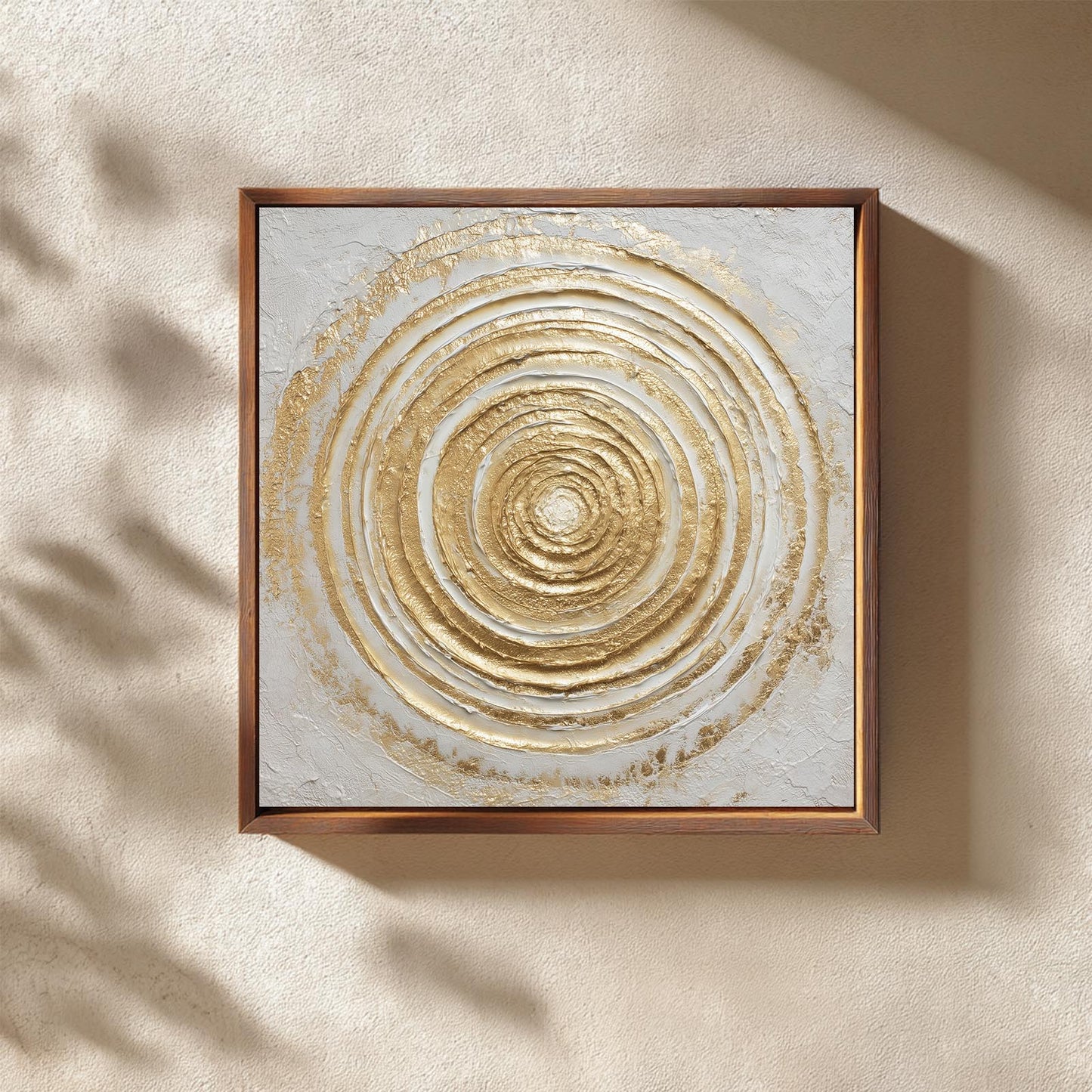 Abstract Golden Whirl