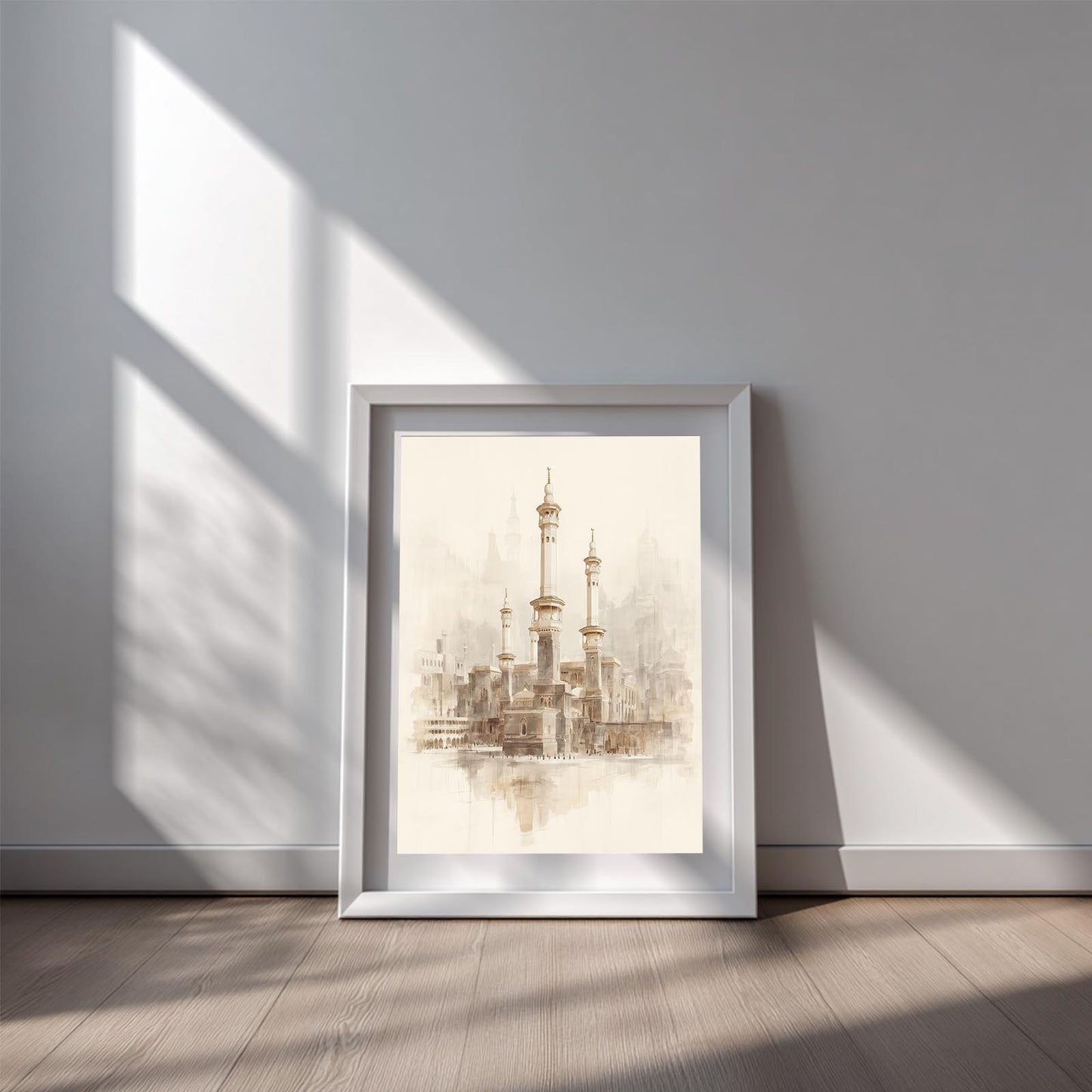 Abstract Beige Islamic Architecture