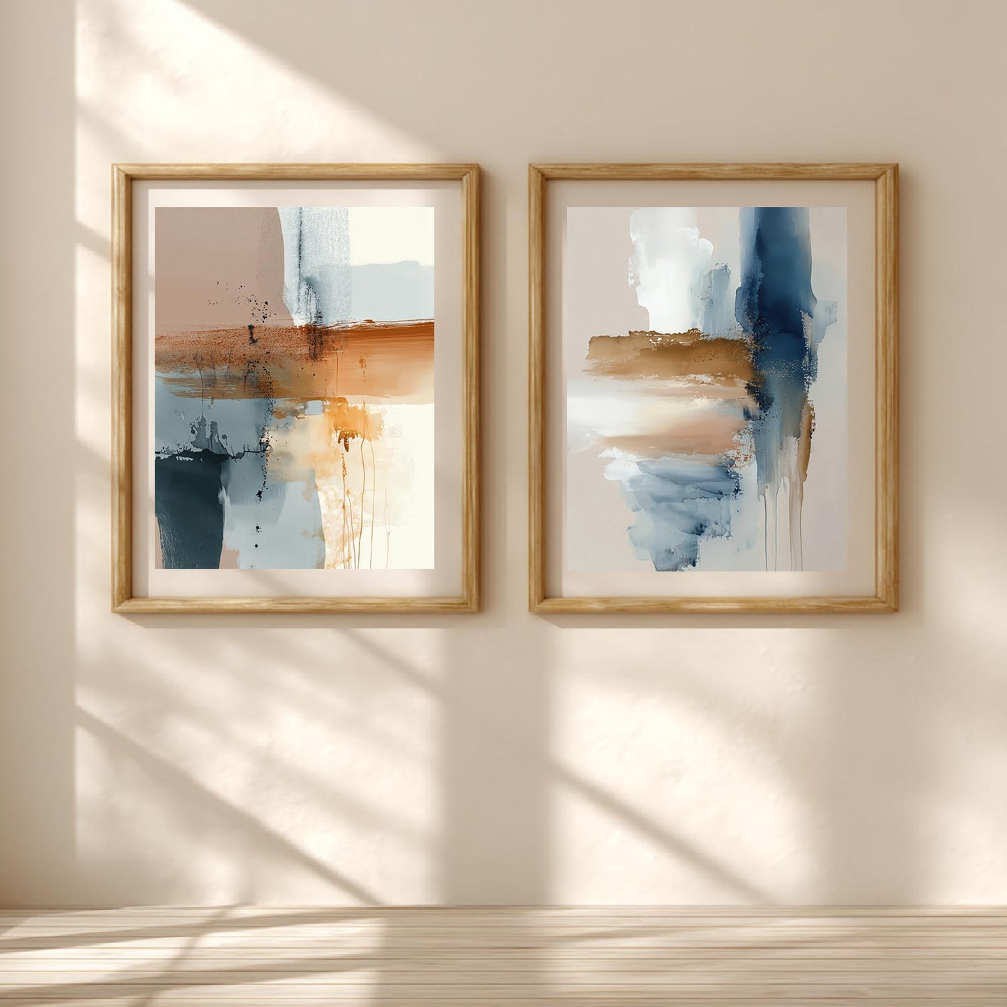 Abstract Blue-Grey