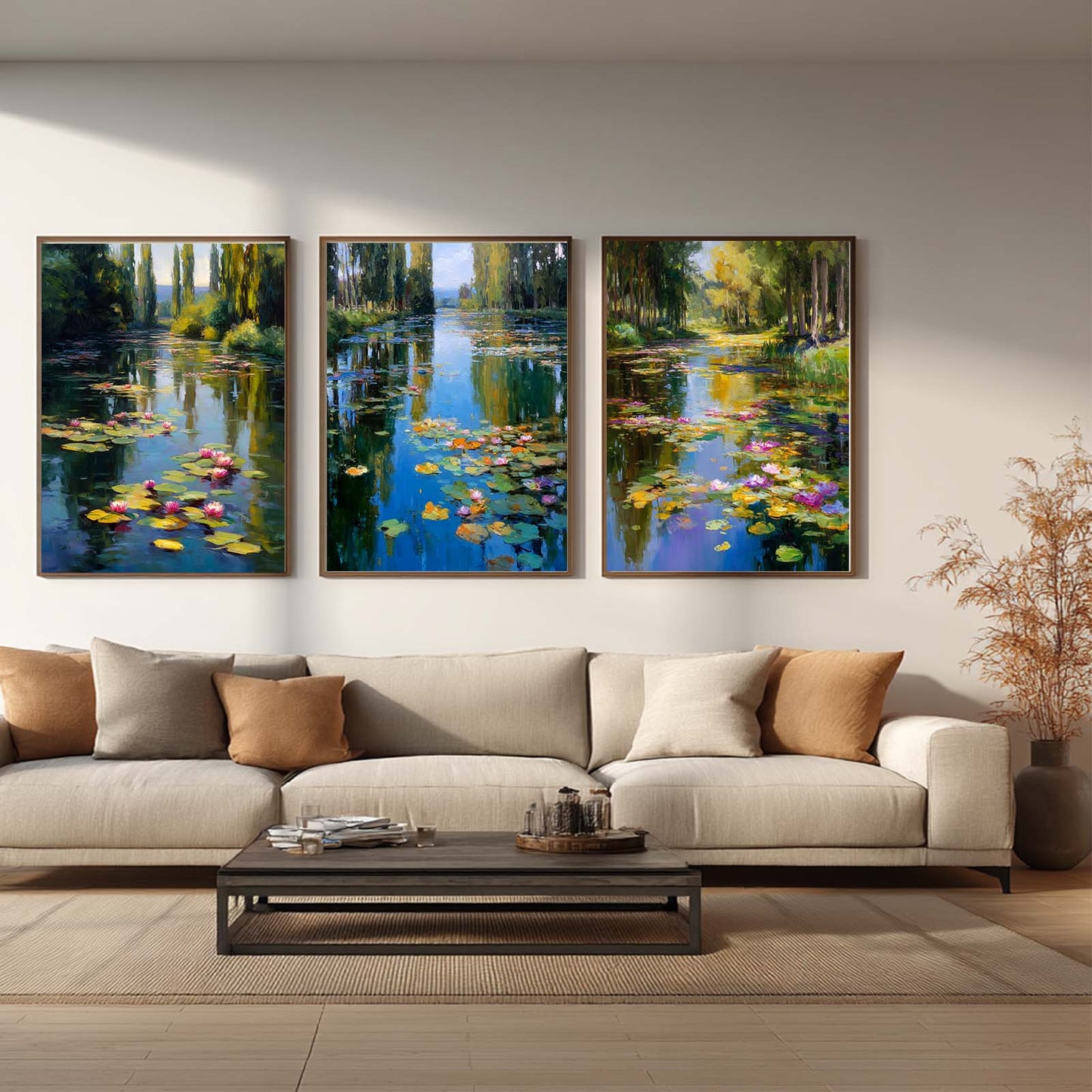 Abstract Water Lilies